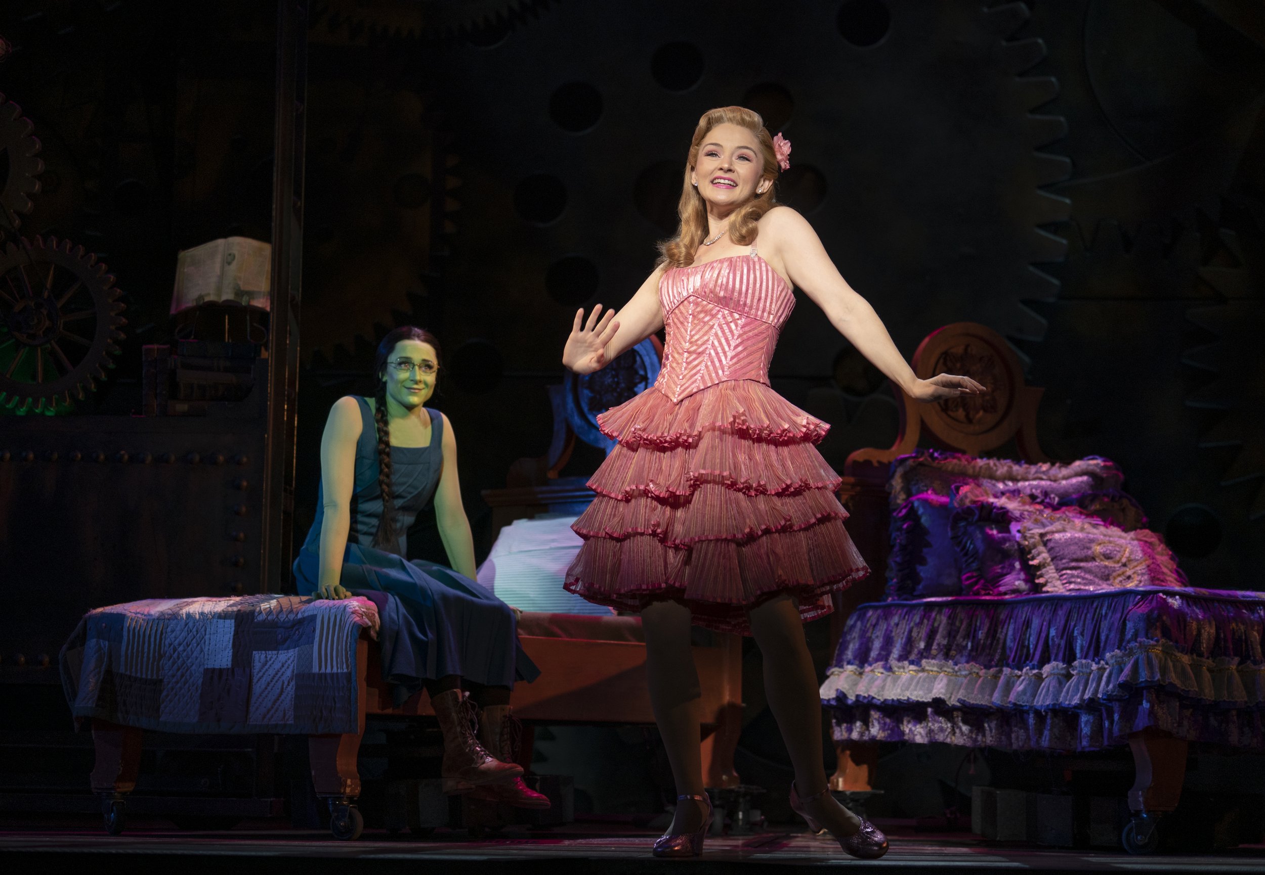 Lissa deGuzman as Elphaba and Jennafer Newberry as Glinda in the National Tour of WICKED, photo by Joan Marcus - 0285r.jpg