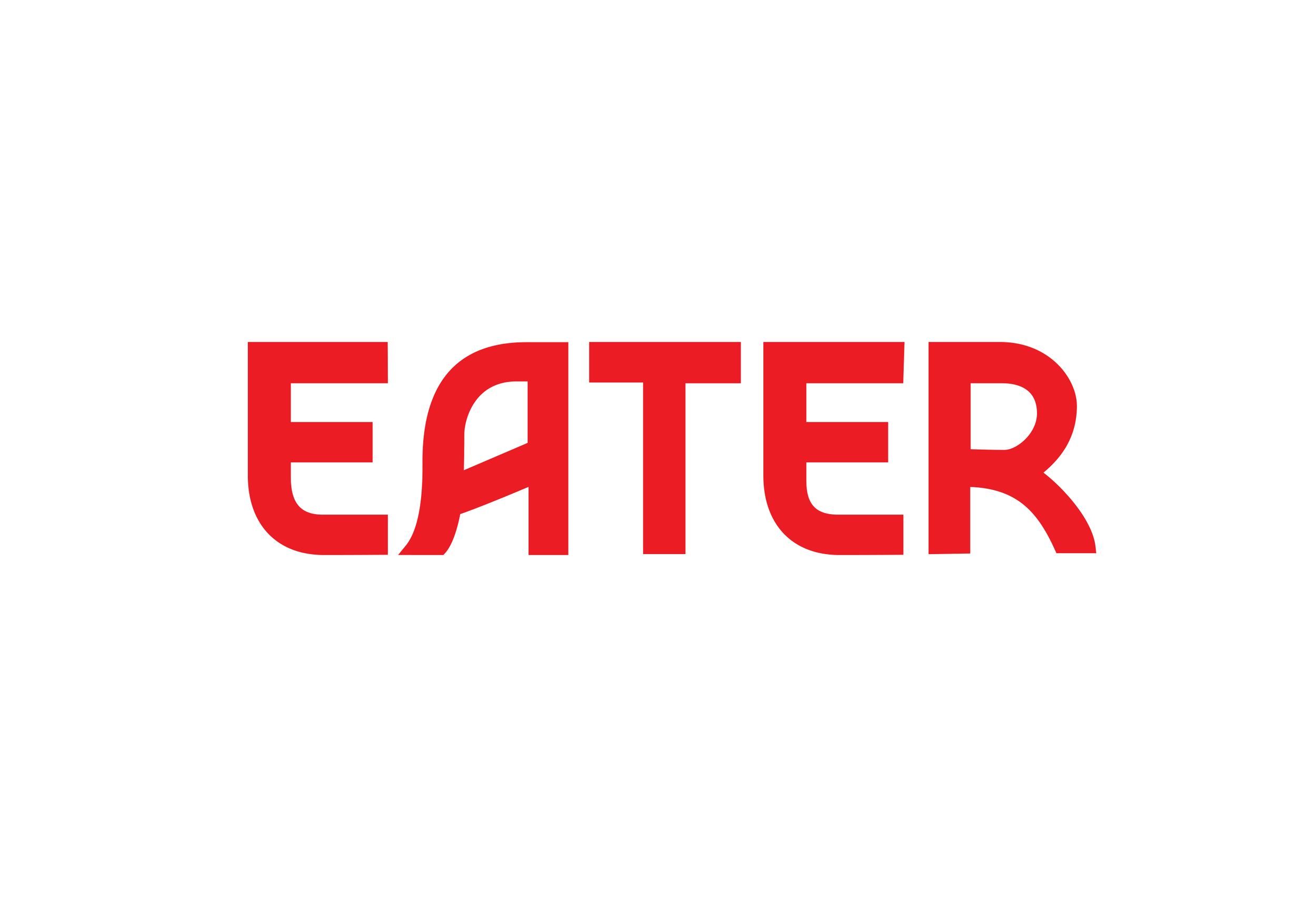 Inspired by the art-deco signage of beloved luncheonette, R&L Restaurant in the meatpacking district of Manhattan, I designed the original Eater logo before it was refreshed years later.