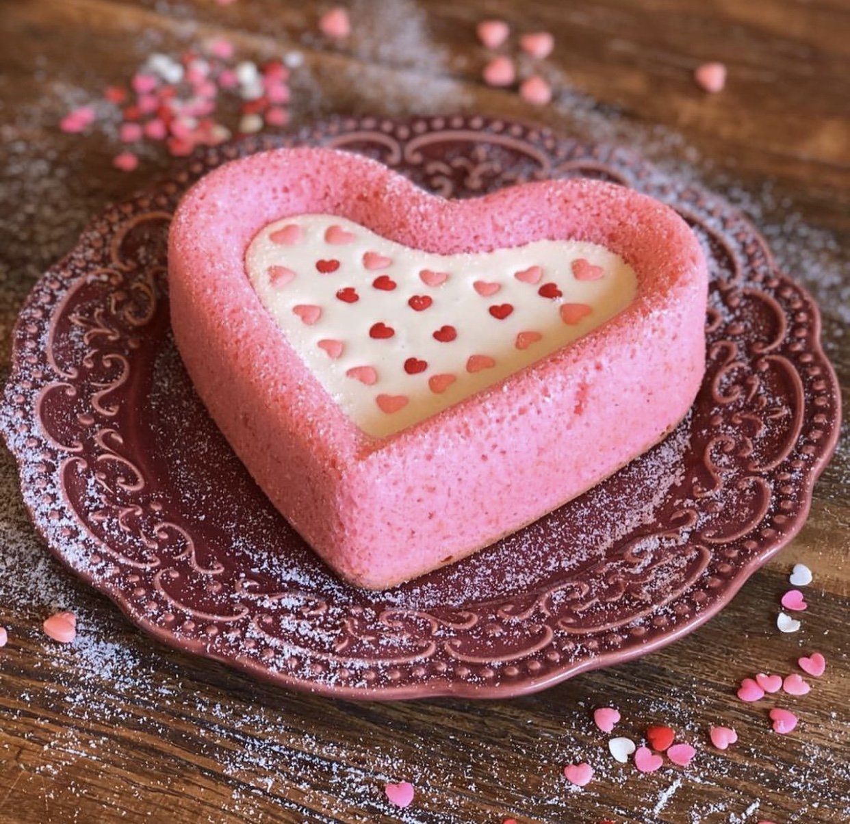 Ballerine/ Piscininha Baking Pan Heart shaped