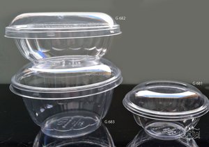 Wharick Square Plastic Bowl With Lids, Reusable, for Party Snack or Salad  Bowl, Chip Bowls, Snack Bowls, Candy Dish, Salad Container 