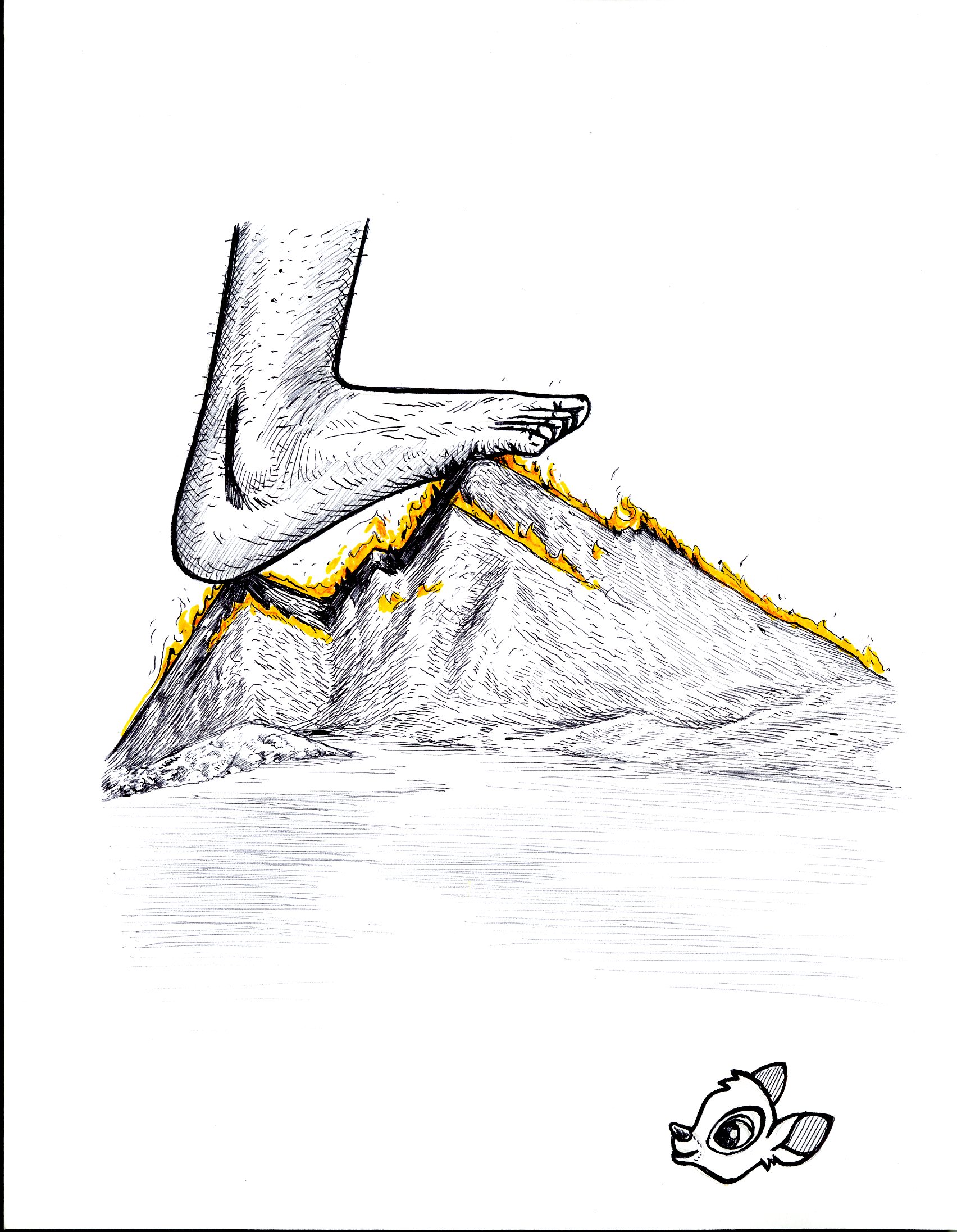 sin título, tinta sobre papel
