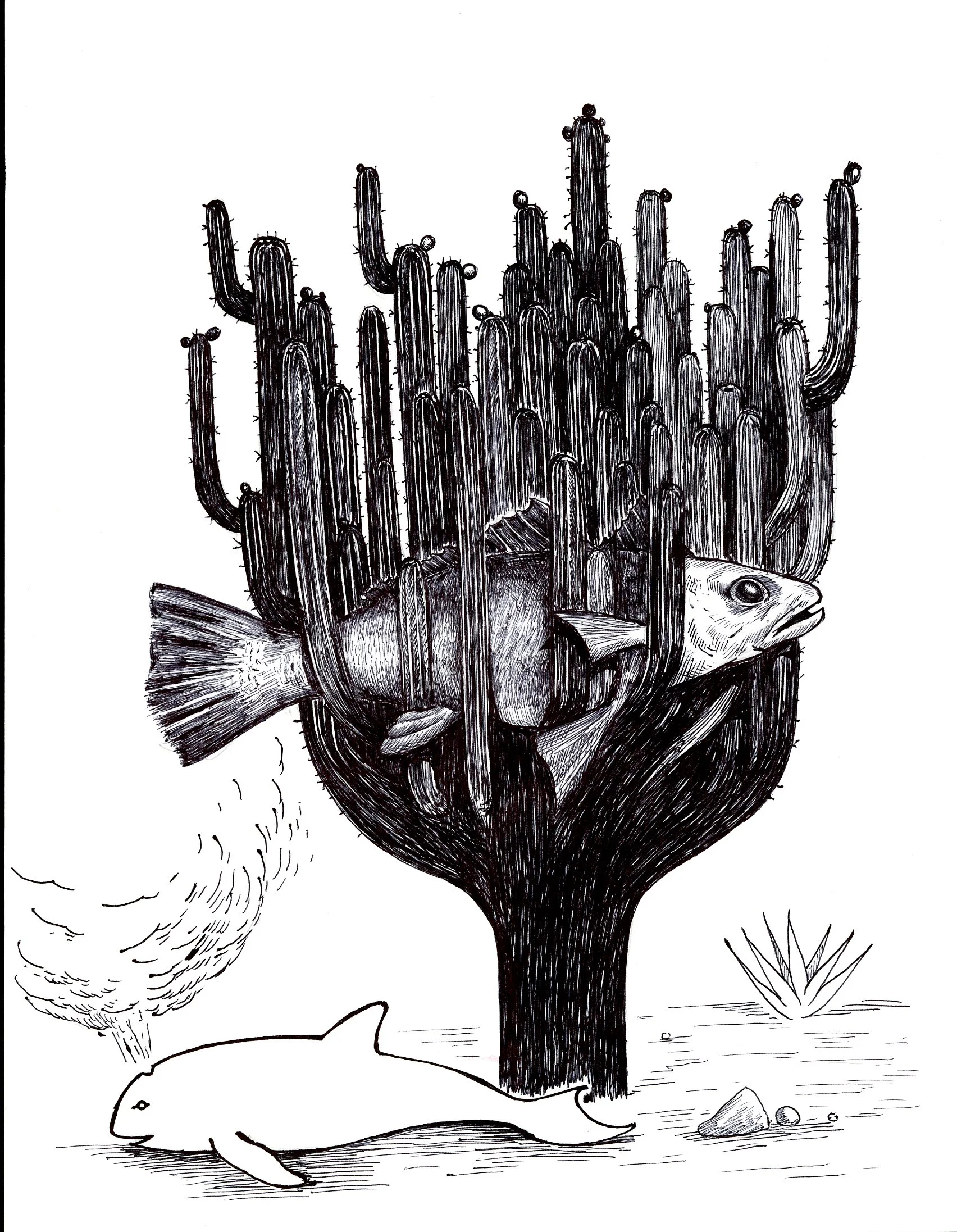 sin título, tinta sobre papel