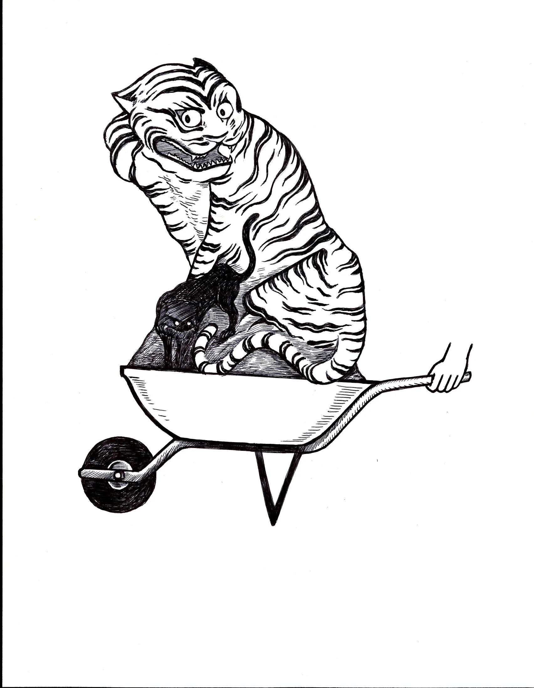 sin título, tinta sobre papel