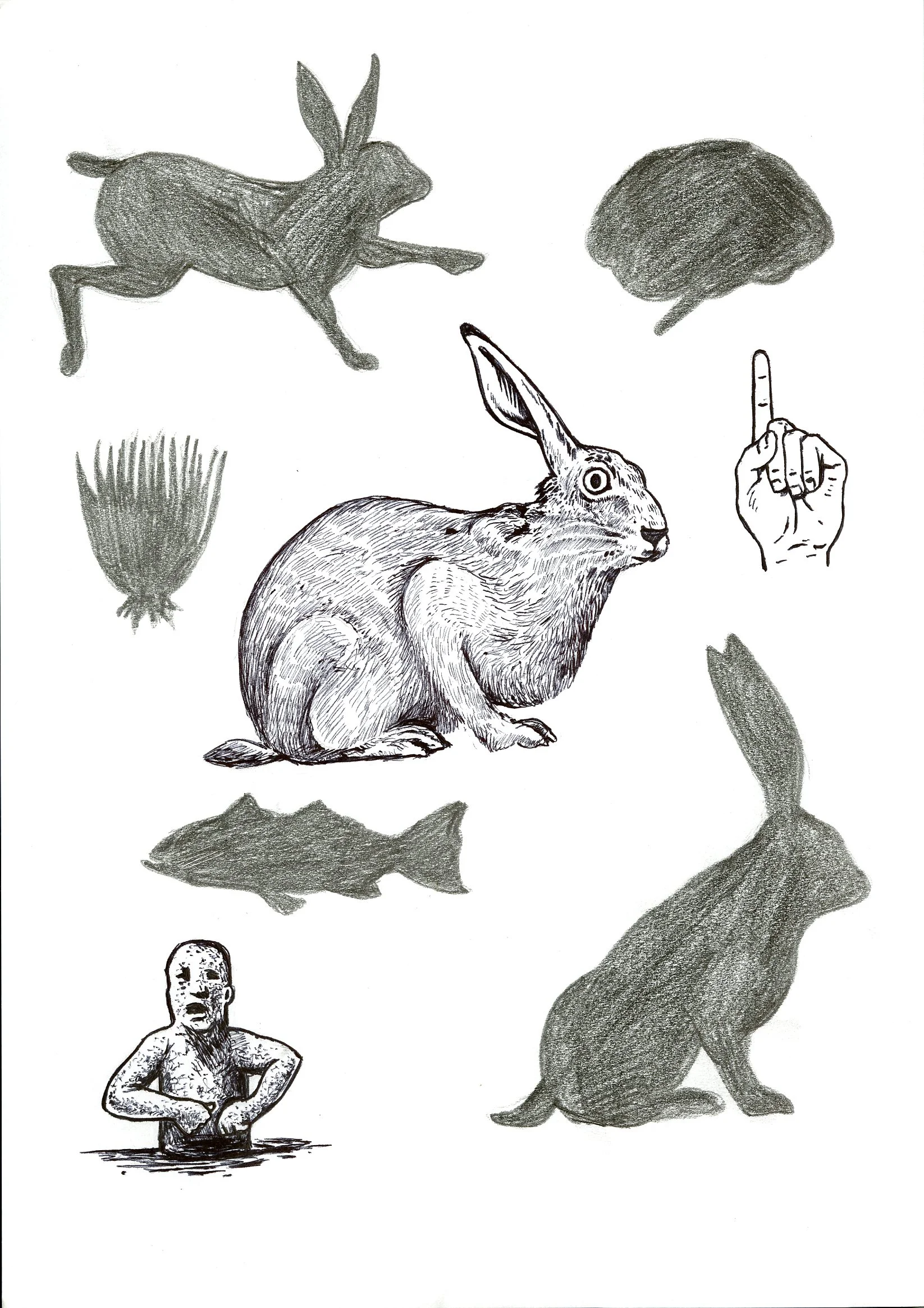 sin título, tinta sobre papel