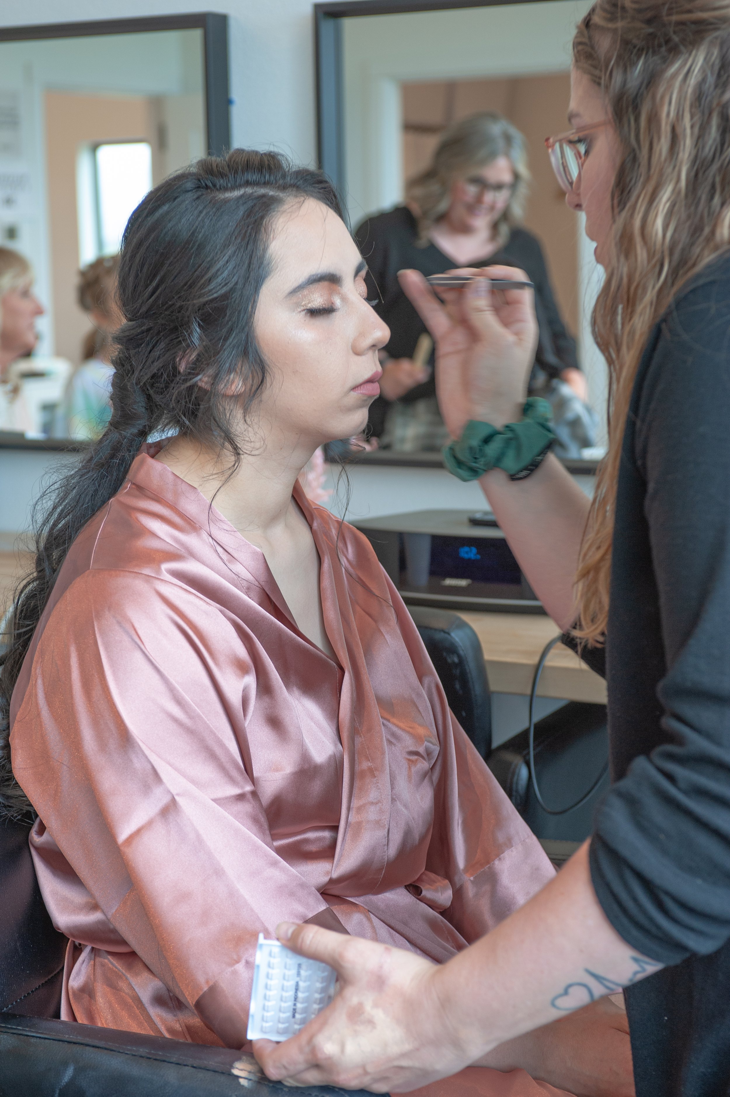  Bride: Caitlyn Coscarelli  Photography: Royal Orchid Creations  Makeup: Kenzie McCLure  Hair: Abigail Nelson &amp; Valori Tyre 