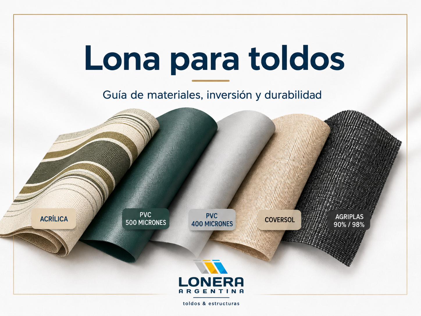 Lona para toldos: cuál conviene según el uso, cuánto “cuesta” ($ a $$$$) y qué mirar para que dure