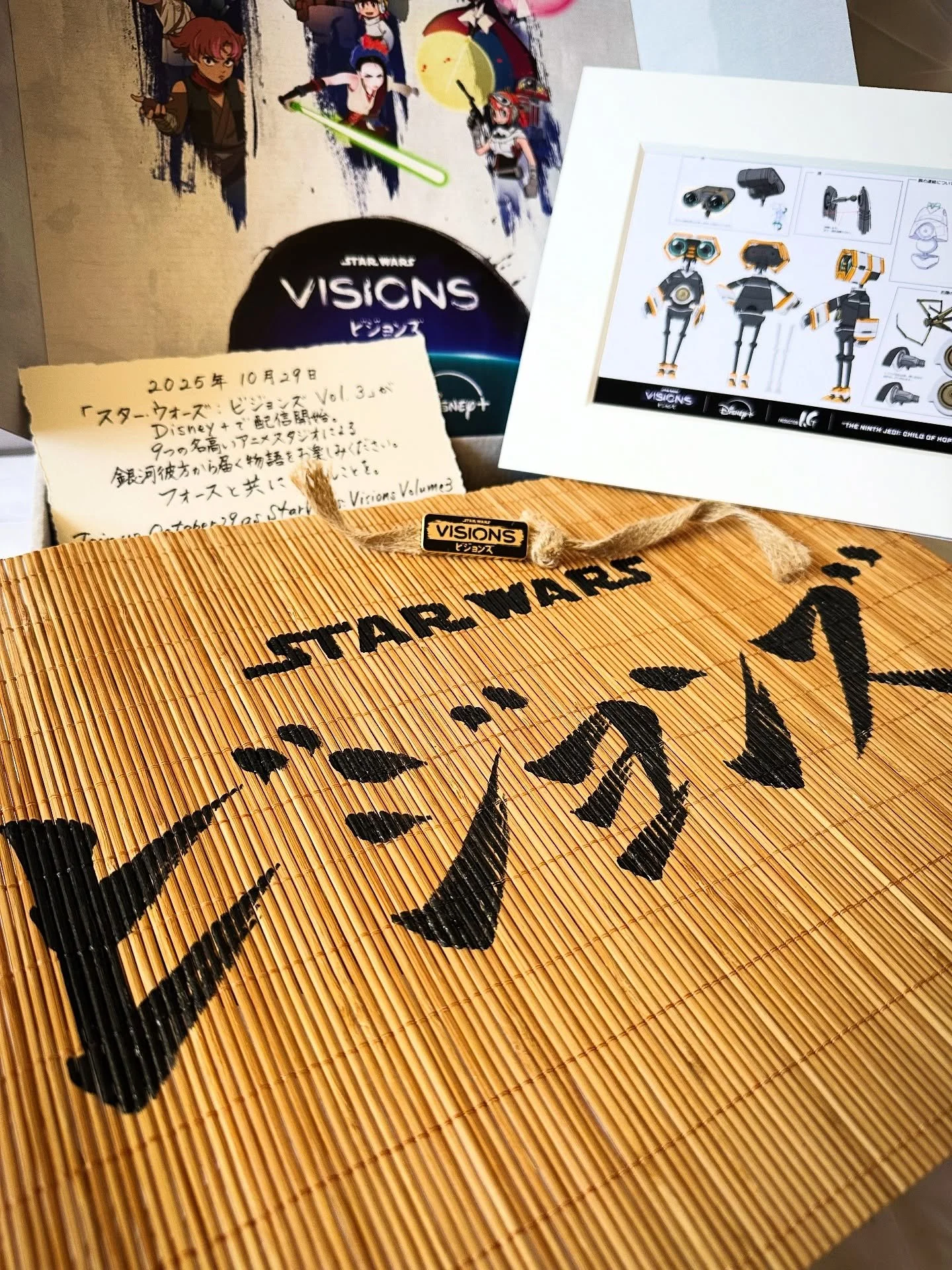 I believe everyone is enjoying Star Wars: Visions on Disney+,
and I&rsquo;ve received my box too!✨
Thank you so much to everyone around the world for sharing your beautiful smiles, photos and videos!💙
Once again, deeply grateful to @starwars @thesyn