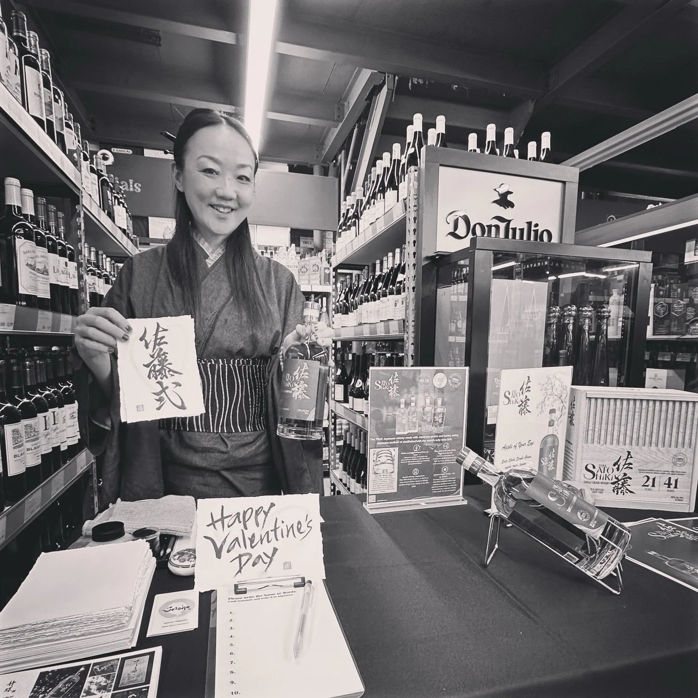 Thank you for stopping by the SATO SHIKI Whisky tasting event last Friday🥃✍🏻✨
I created custom calligraphy cards for guests throughout the evening. I really enjoyed sharing such a lovely and meaningful time with everyone💫

Thank you so much @satos