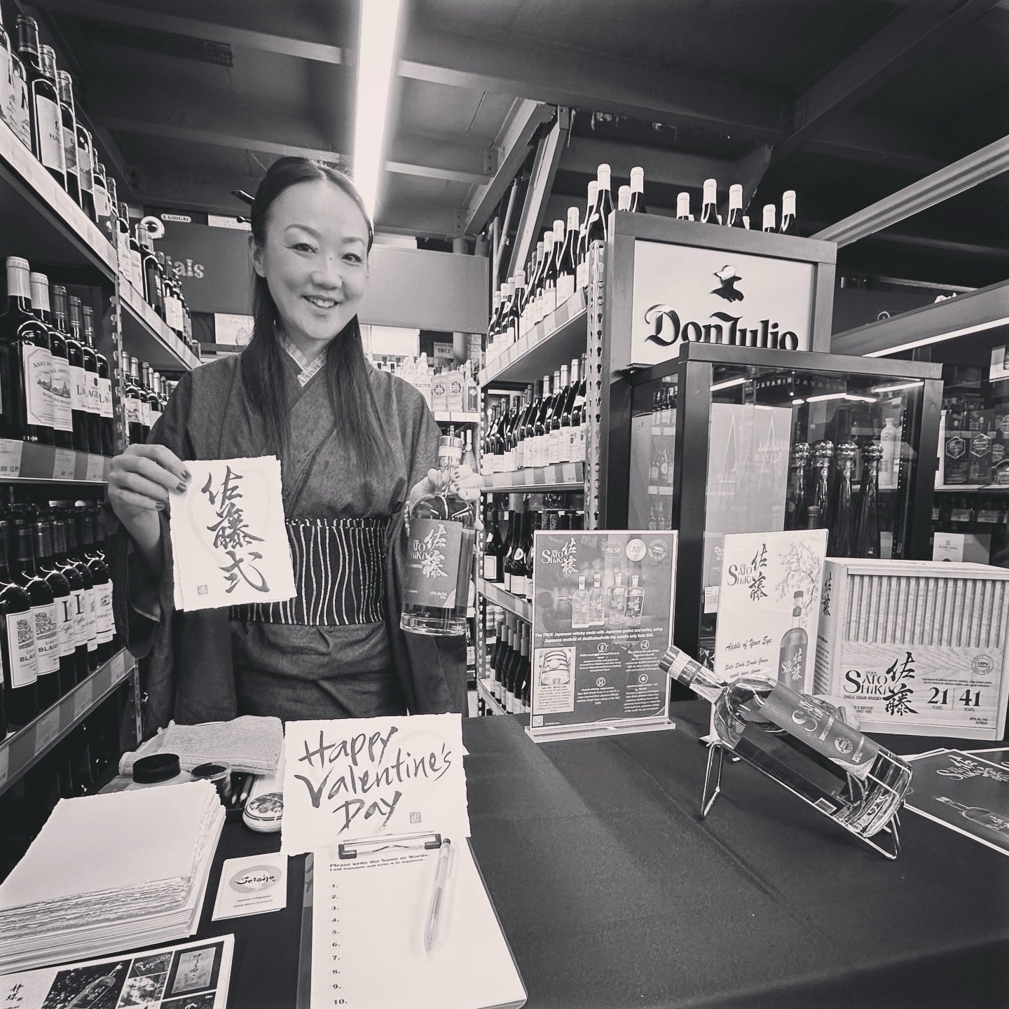 Thank you for stopping by the SATO SHIKI Whisky tasting event last Friday🥃✍🏻✨
I created custom calligraphy cards for guests throughout the evening. I really enjoyed sharing such a lovely and meaningful time with everyone💫

Thank you so much @satos