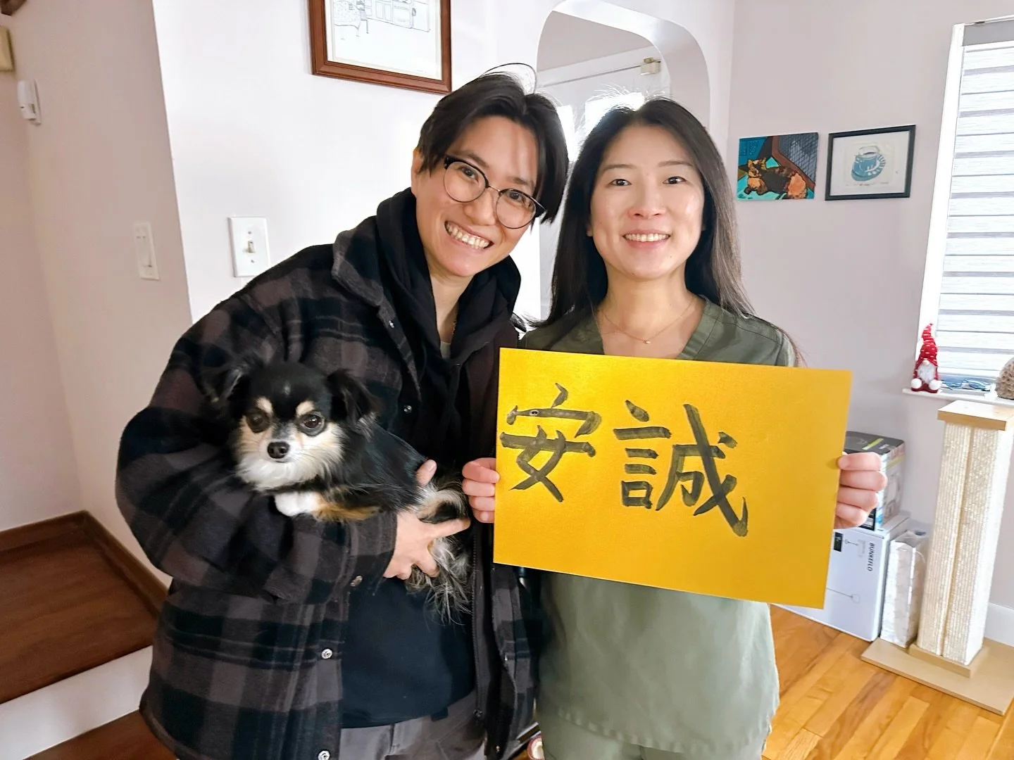 Today&rsquo;s private class💫🐾
They practiced different kanji, each expressing their own intention. Each kanji has its own nuance, and when combined, they create deeper meanings.
In the end, they came together to create one special shared piece. So 