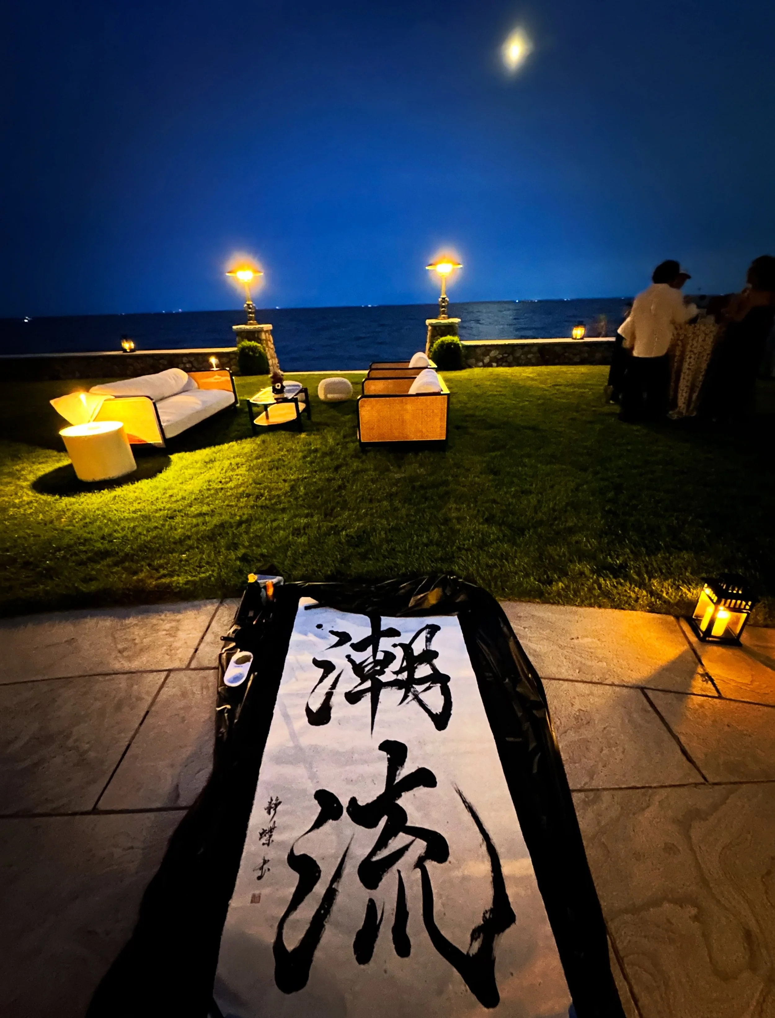 A beautiful private event in Southport, Connecticut💫
I had the pleasure of performing Japanese calligraphy by the water and creating personalized calligraphy for the guests.
Thank you so much again @gatherevents_ct for having me and for such a wonde
