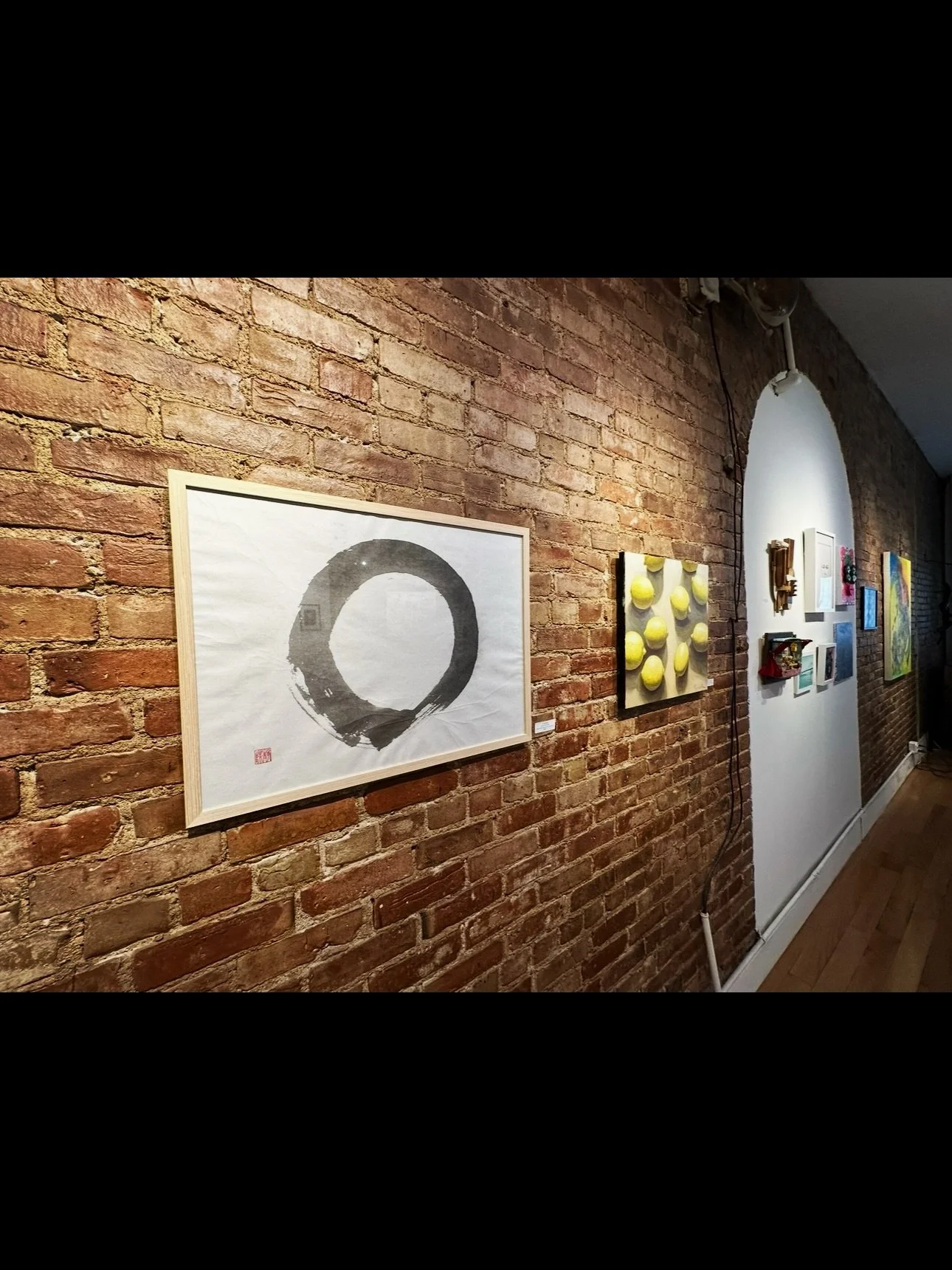 I&rsquo;m participating in the group exhibition SJAC 2026 Exhibition @sjacweb, which opens today and runs through June 13 at Gallery Max New York @gallerymaxny_soho 

This year, I am exhibiting an Enso piece painted in light sumi ink titled &ldquo;Ec