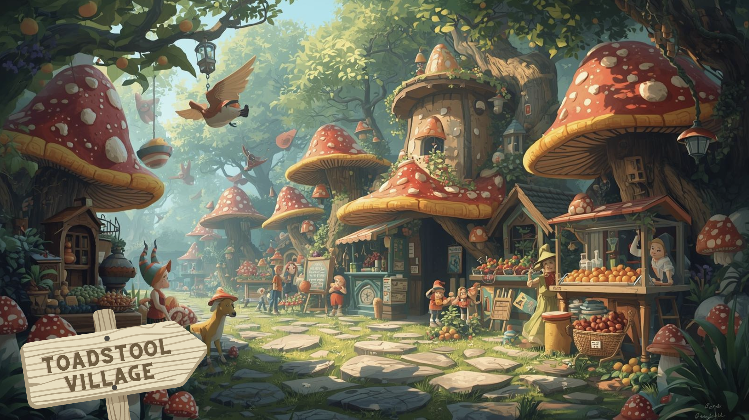 Wednesday 15th April - Beneath the Toadstool Village - SOLD OUT