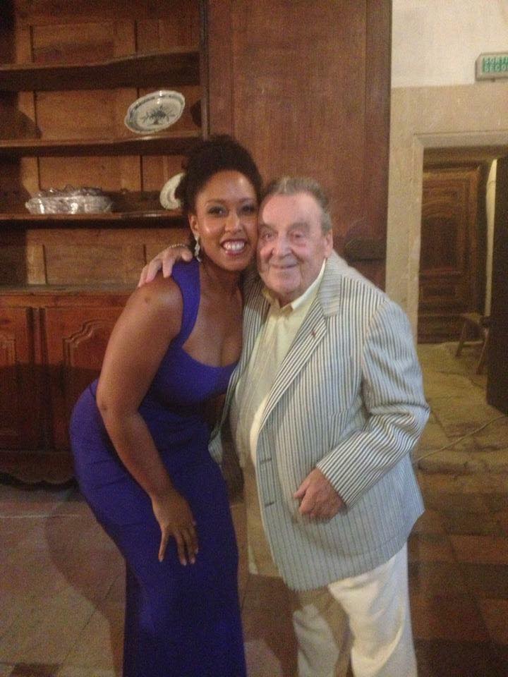 Briana and the late Michel Sénéchal, renowned tenor and former Master Teacher of Classic Lyric Arts France.