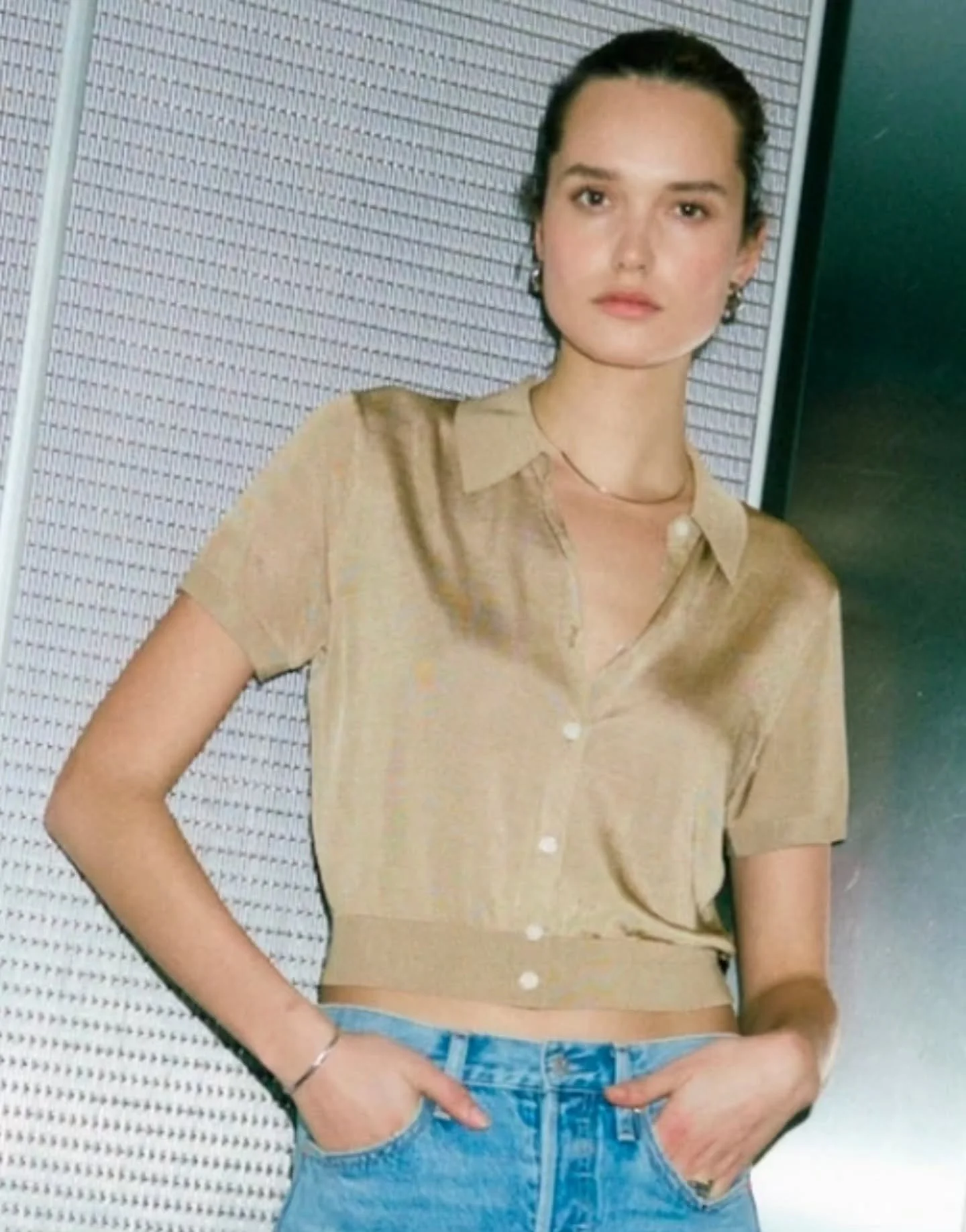 #RozSays is it too soon to think about sunshine + short-sleeves? Can't a gal dream on this blustery day!
The Pistola Lucca Short Sleeve Polo Sweater in Wheat will be waiting at the shop for you! 

#seeyouatcoco #cocoanexperience #206bellevueavenue #u