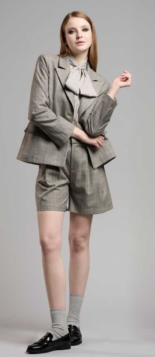 B.YU - Blazer - Giacca Check