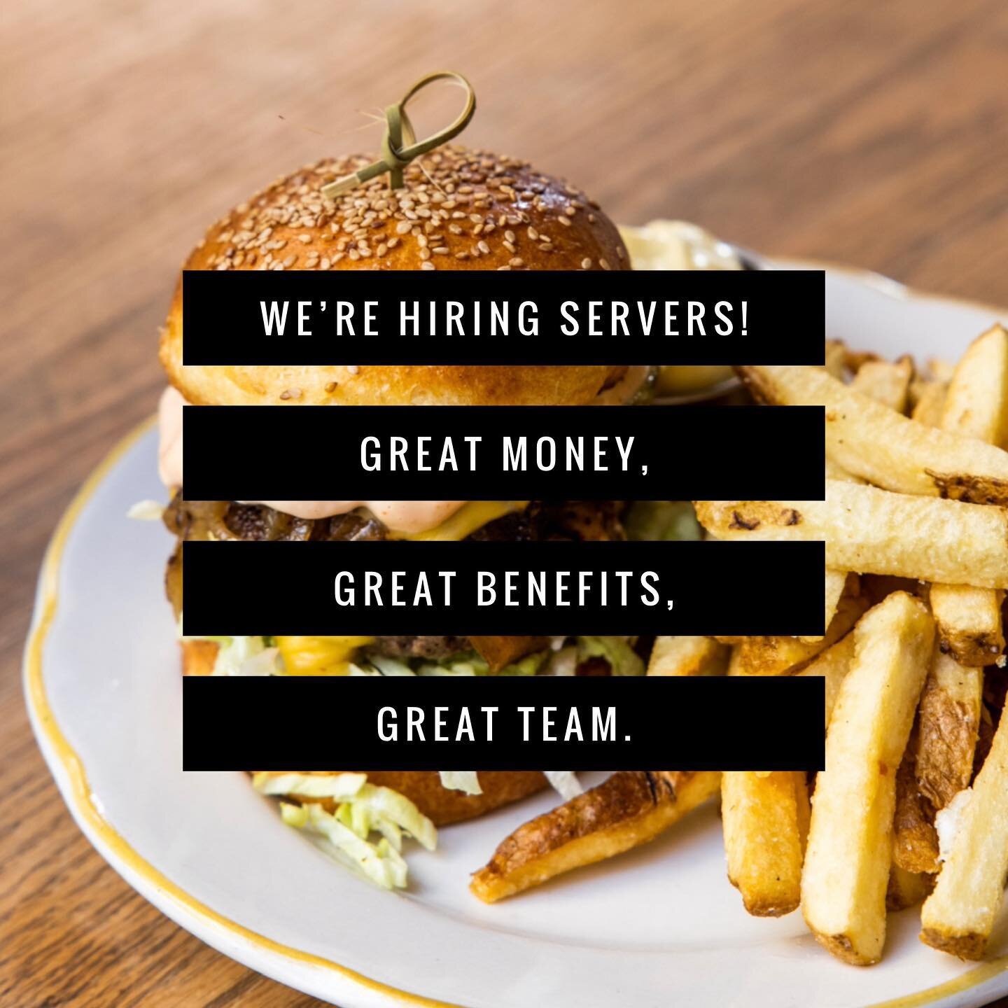 Team Essential is growing! We are now hiring servers for our front of house team. We offer great benefits, excellent pay and the best team around. Come and party with us! Email your resume to hiring@essentialbham.com. ✨