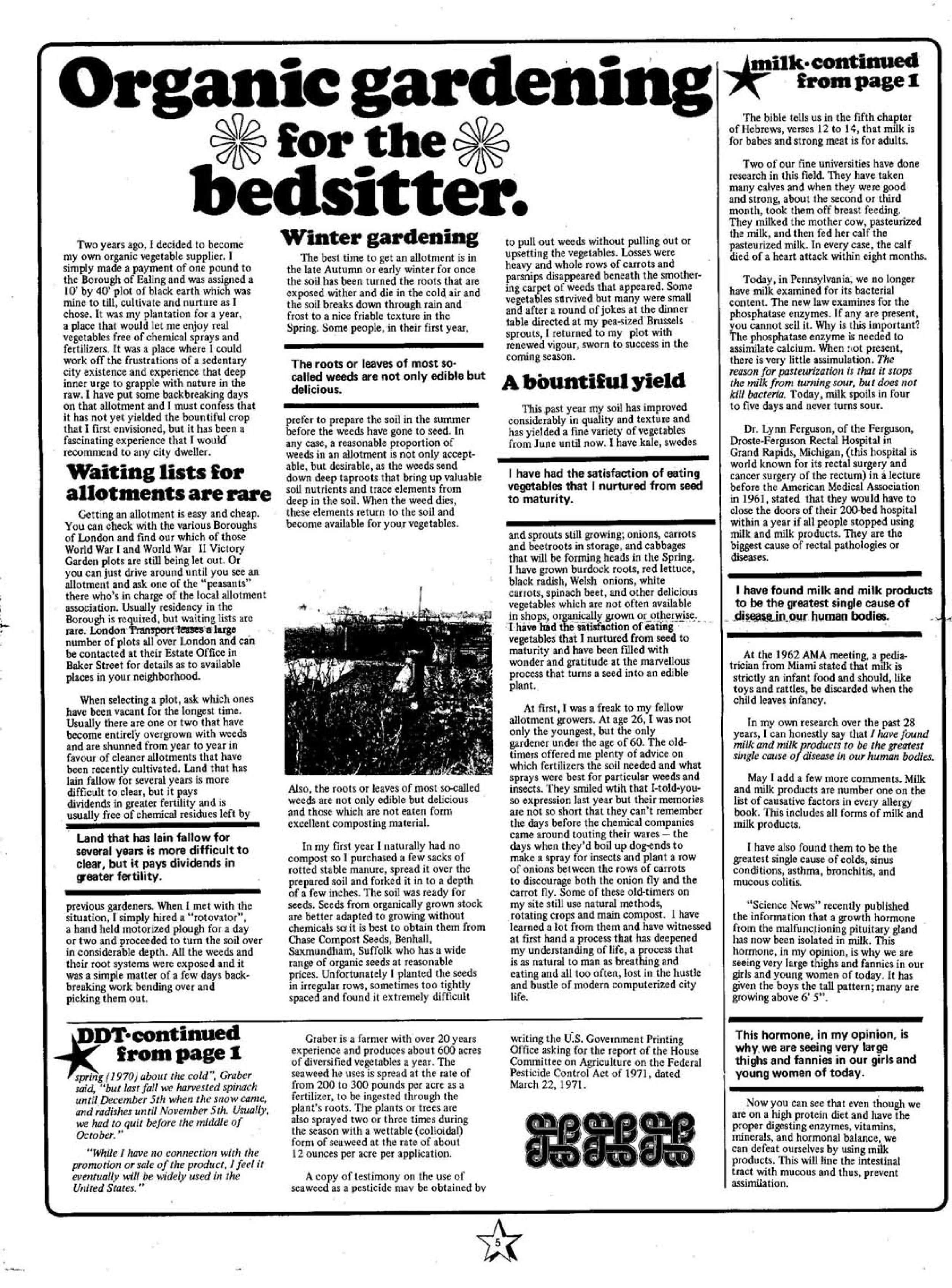SEED VOL.1 NO.1 NOV 1971 P.5
