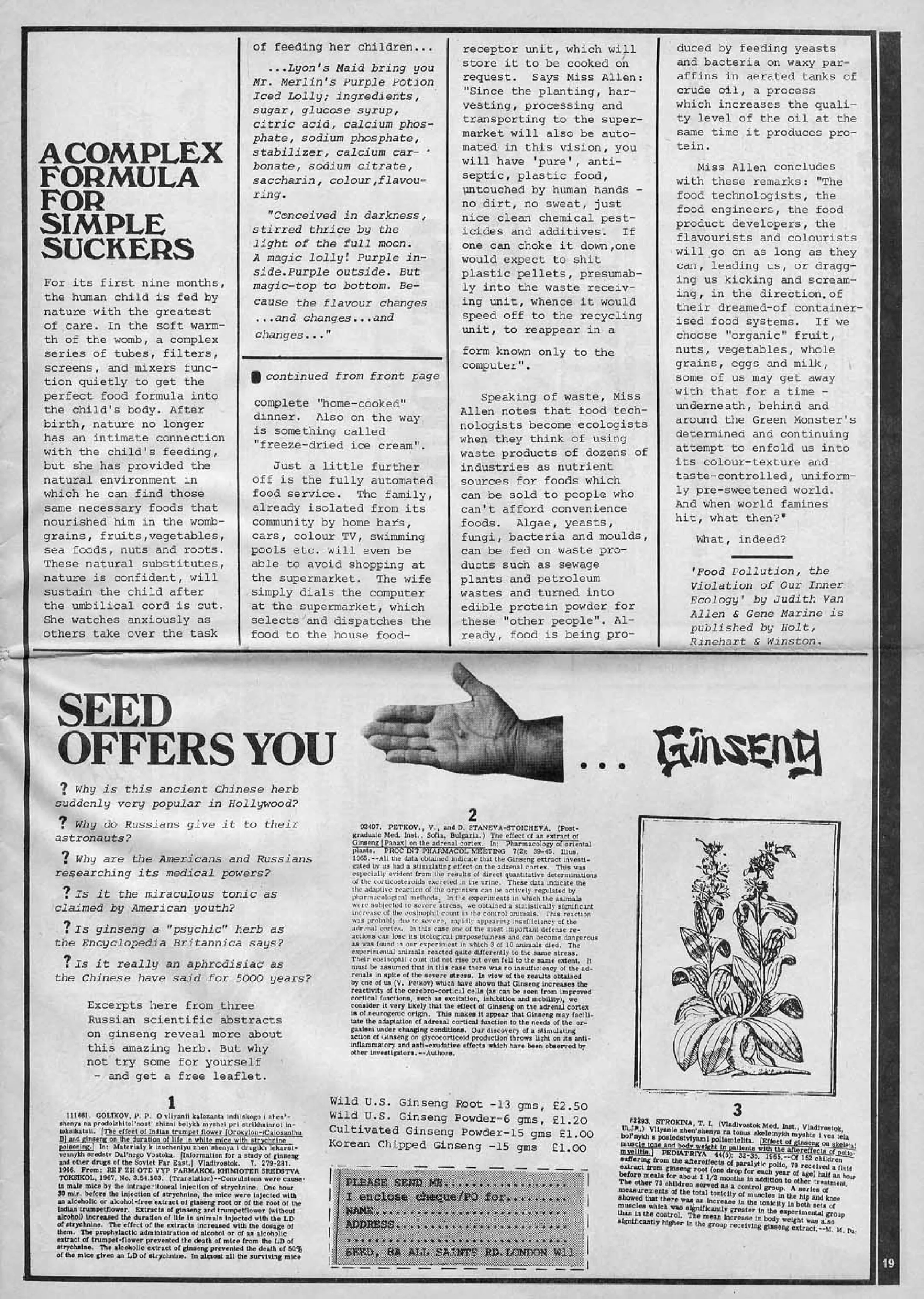 Seed Vol.1 No.5 Sept 1972 p.19