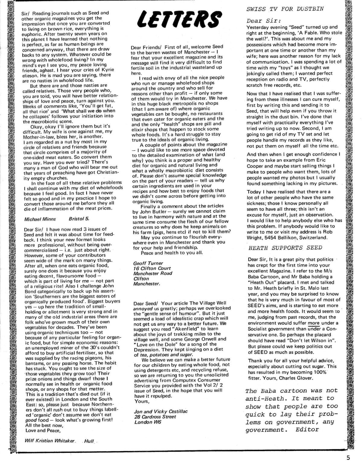 Seed Vol.2 No.4 April 1973 p.5