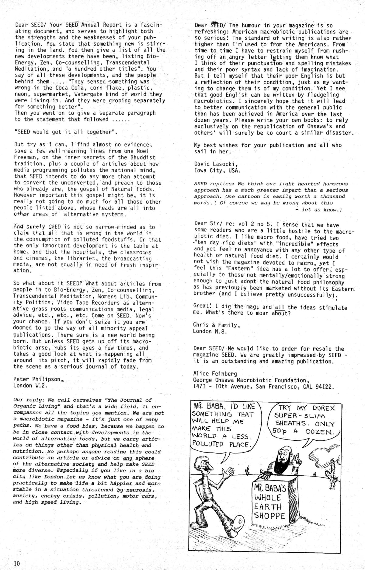 Seed Vol.2 No.7 July 1973 p.10