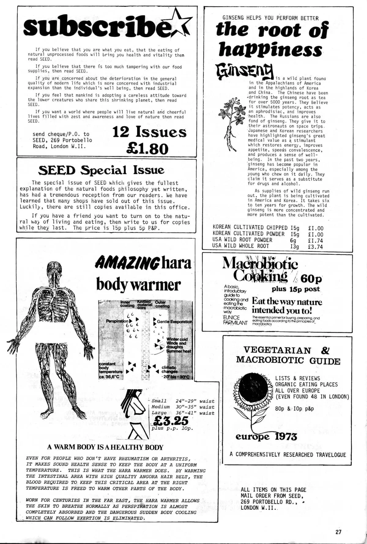 Seed Vol.2 No.8 Aug 1973 p.27