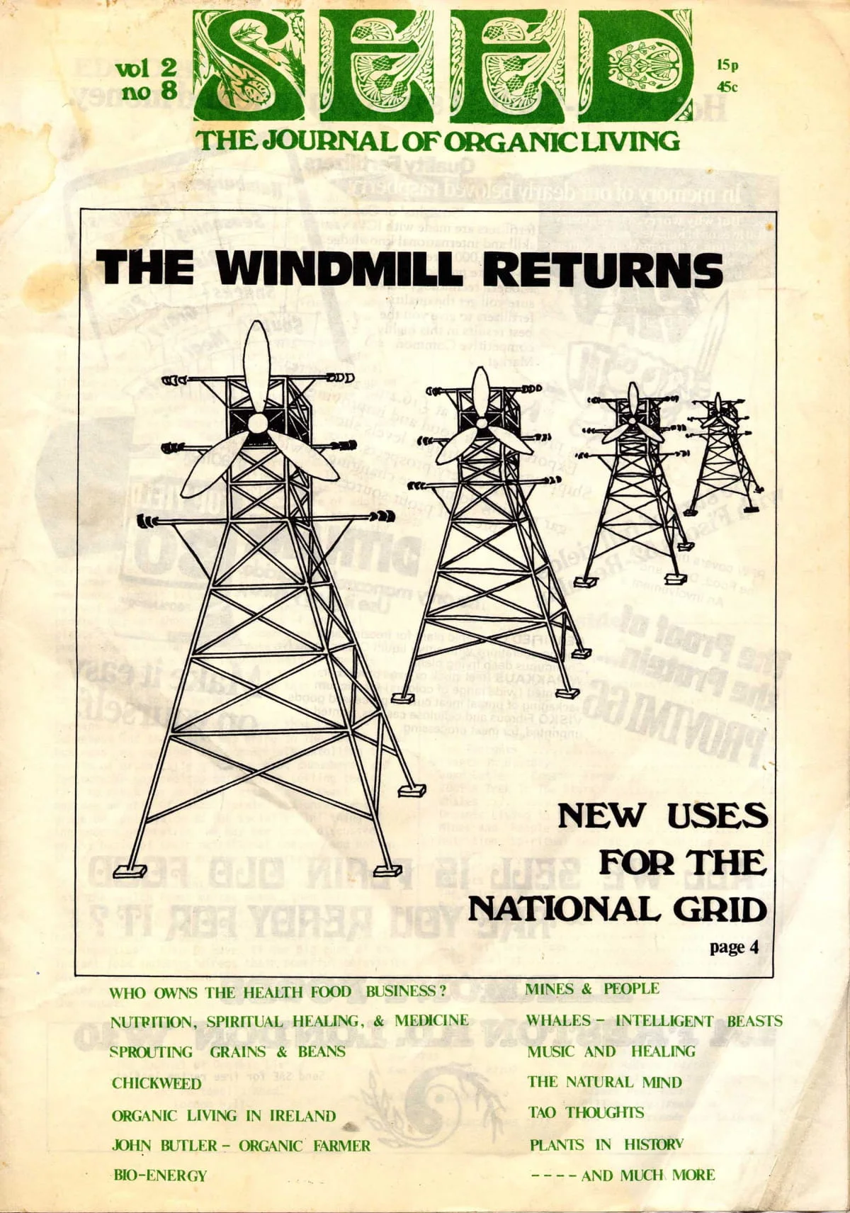 Seed Vol.2 No.8 Aug 1973 p.1