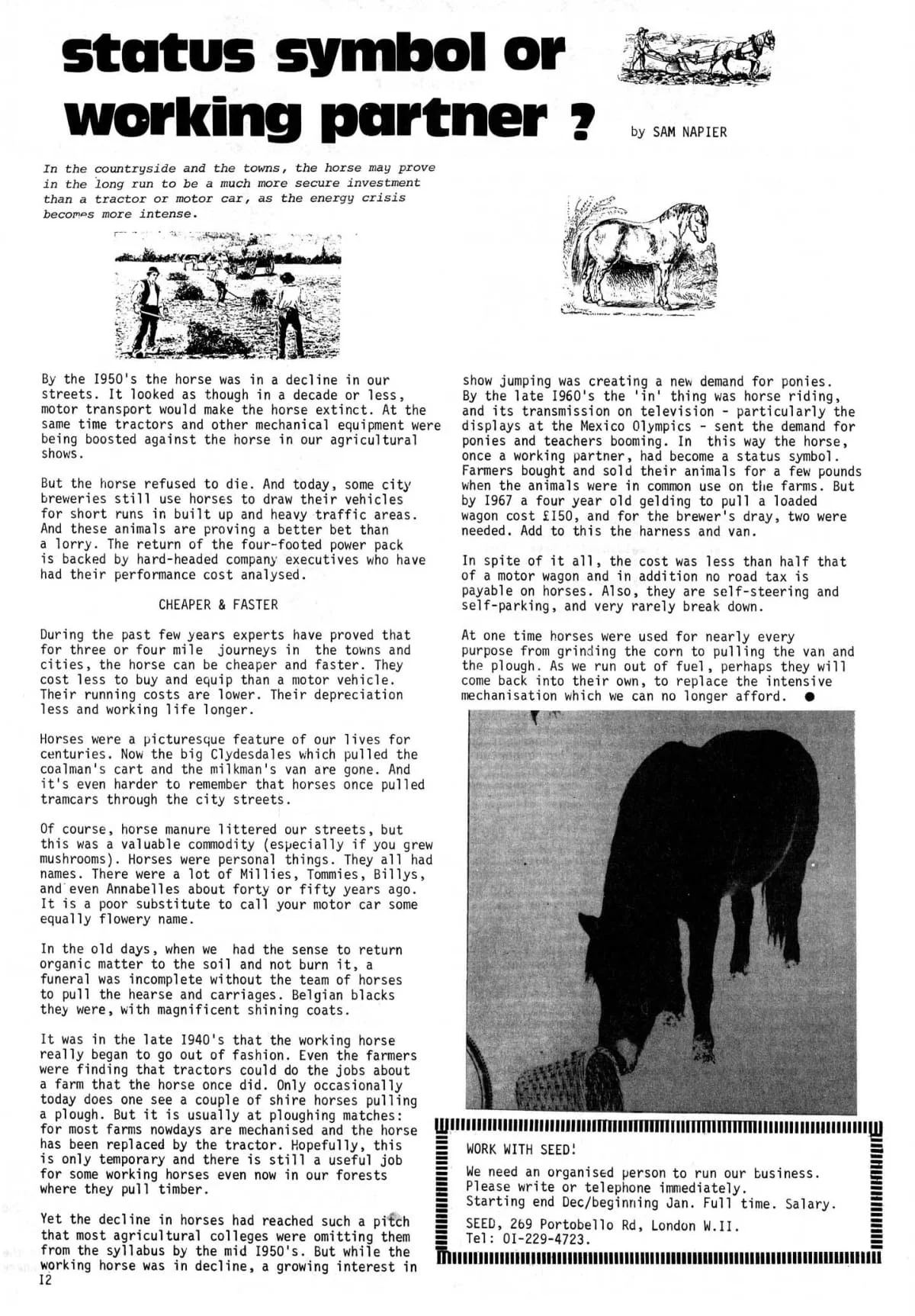 Seed Vol.2 No.11 Nov 1973 p.12
