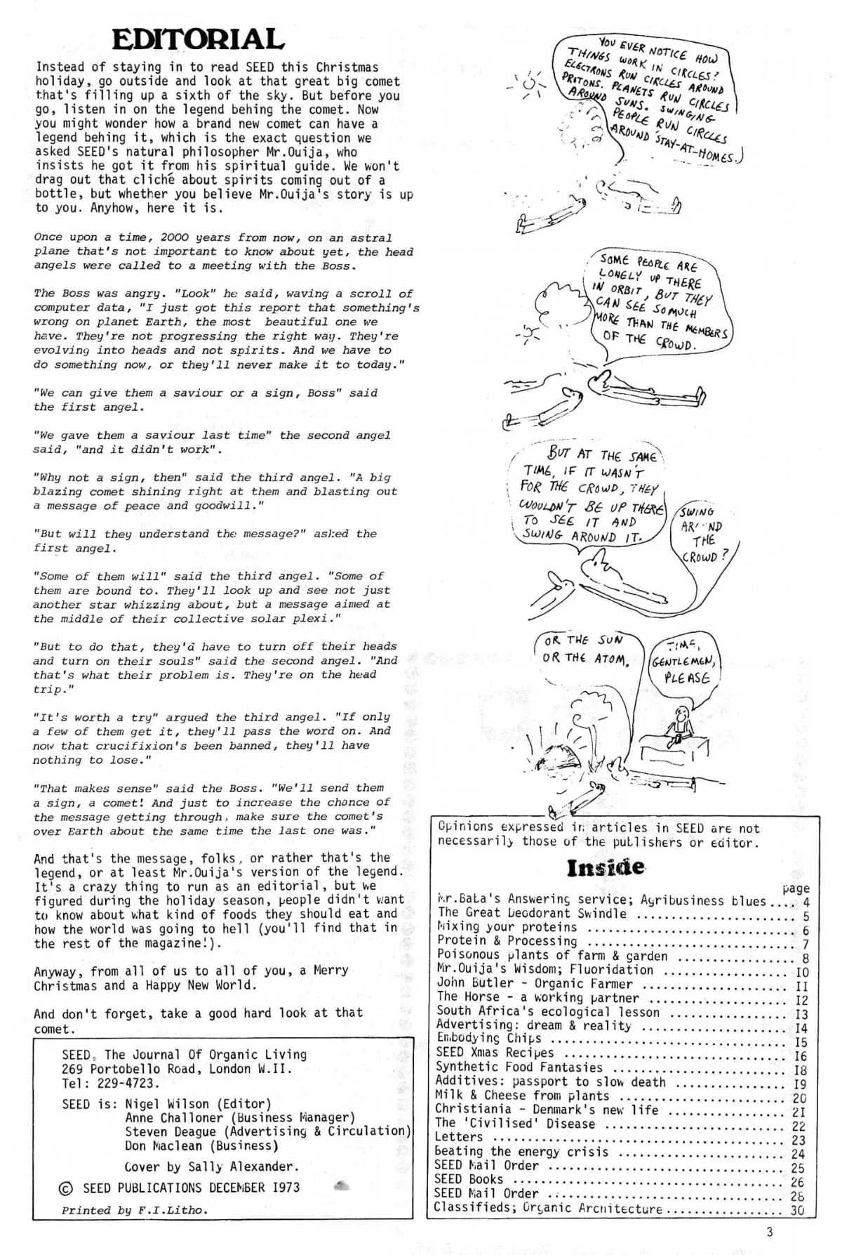 Seed Vol.2 No.11 Nov 1973 p.3