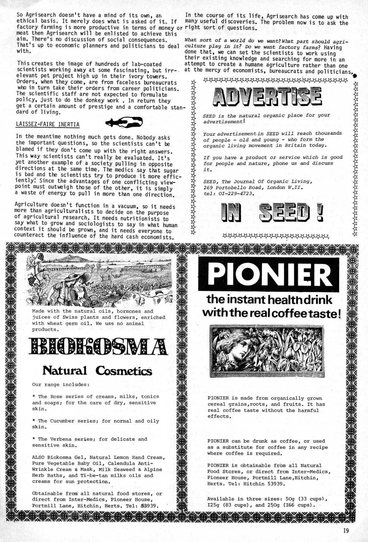 Seed Vol.3 No.4 April 1974 p.19