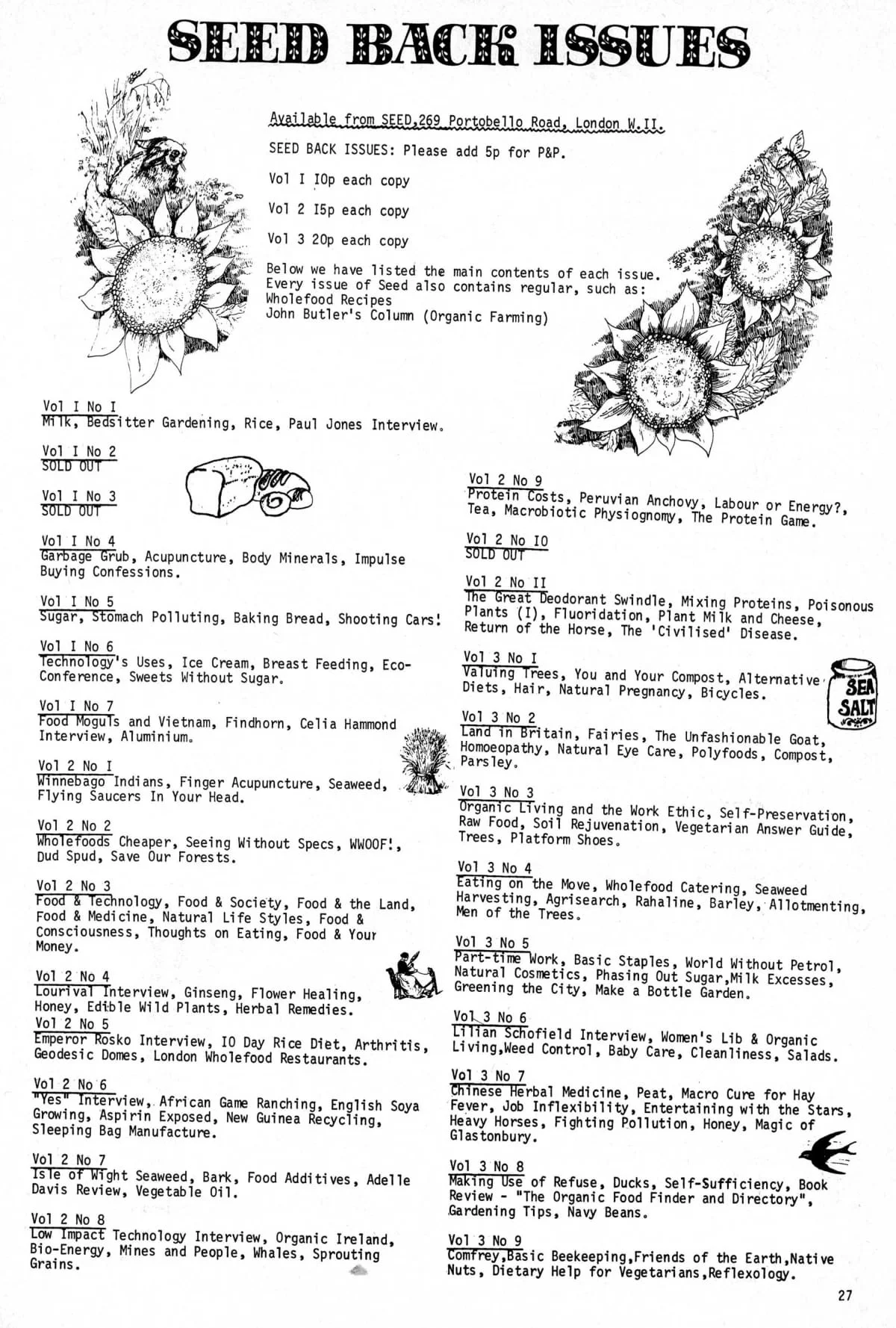 Seed Vol.3 No.10 Oct 1974 p.27