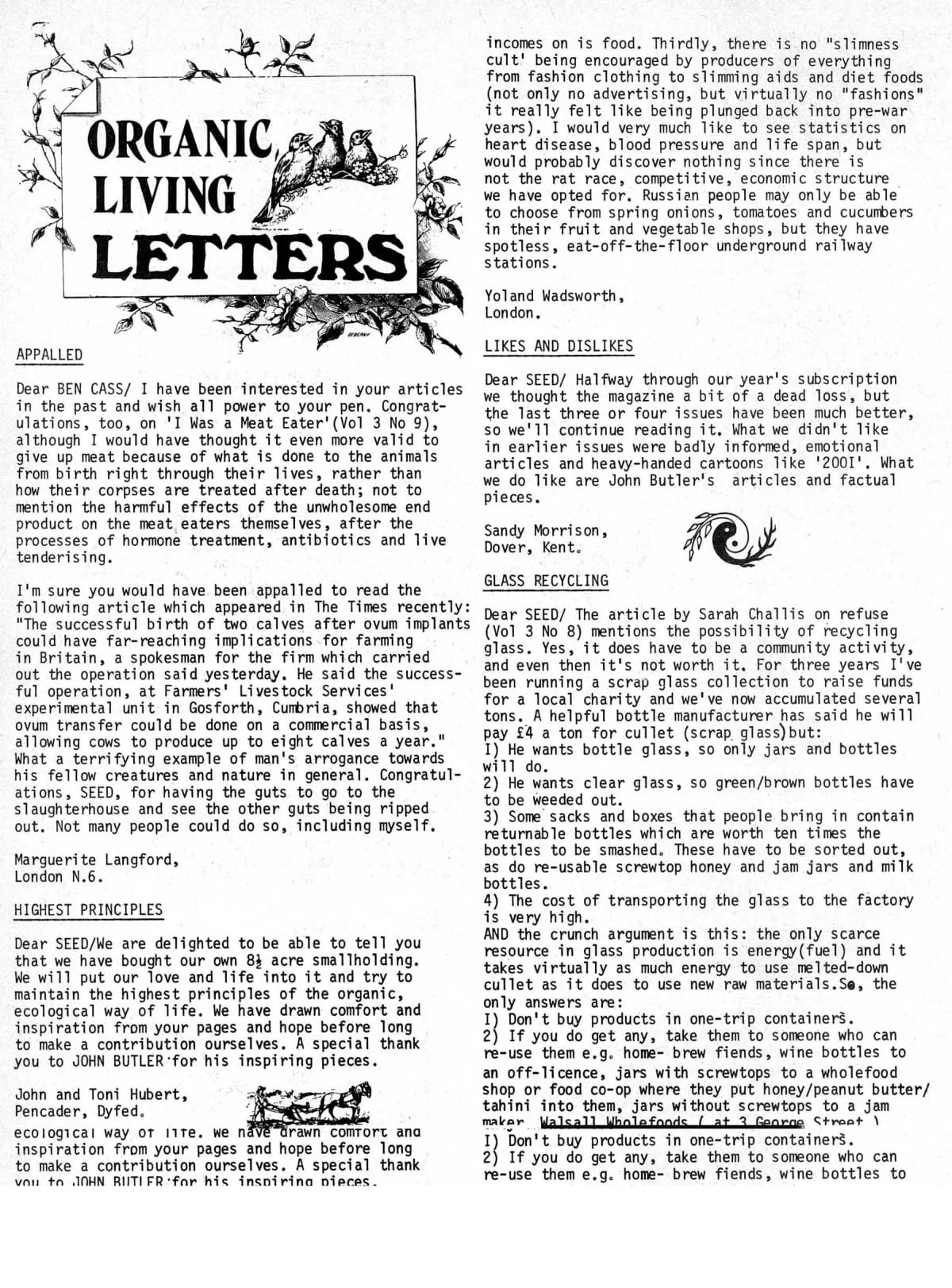 Seed Vol.3 No.10 Oct 1974 p.18