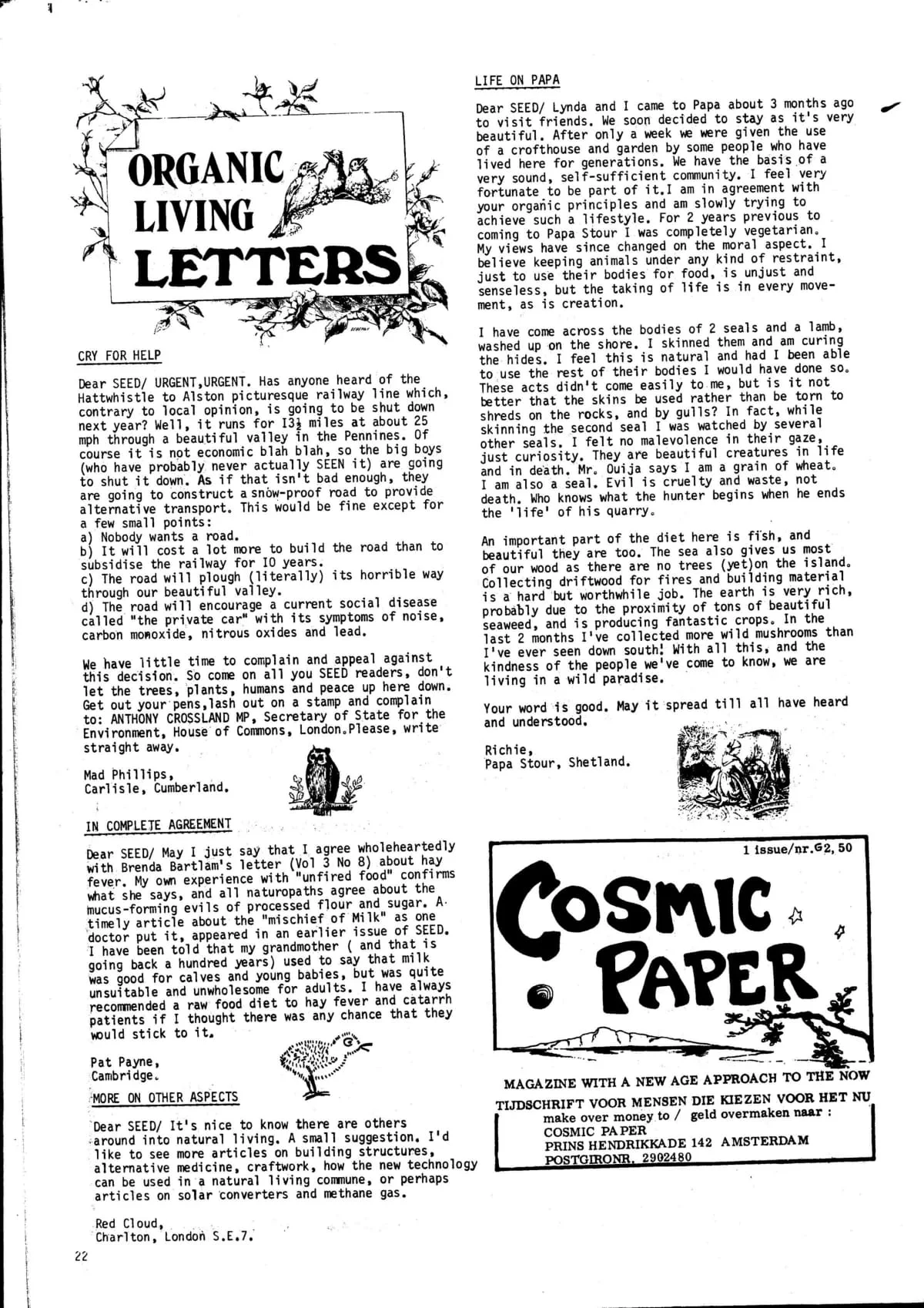 Seed Vol.3 No.11 Nov/Dec 1974 p.22