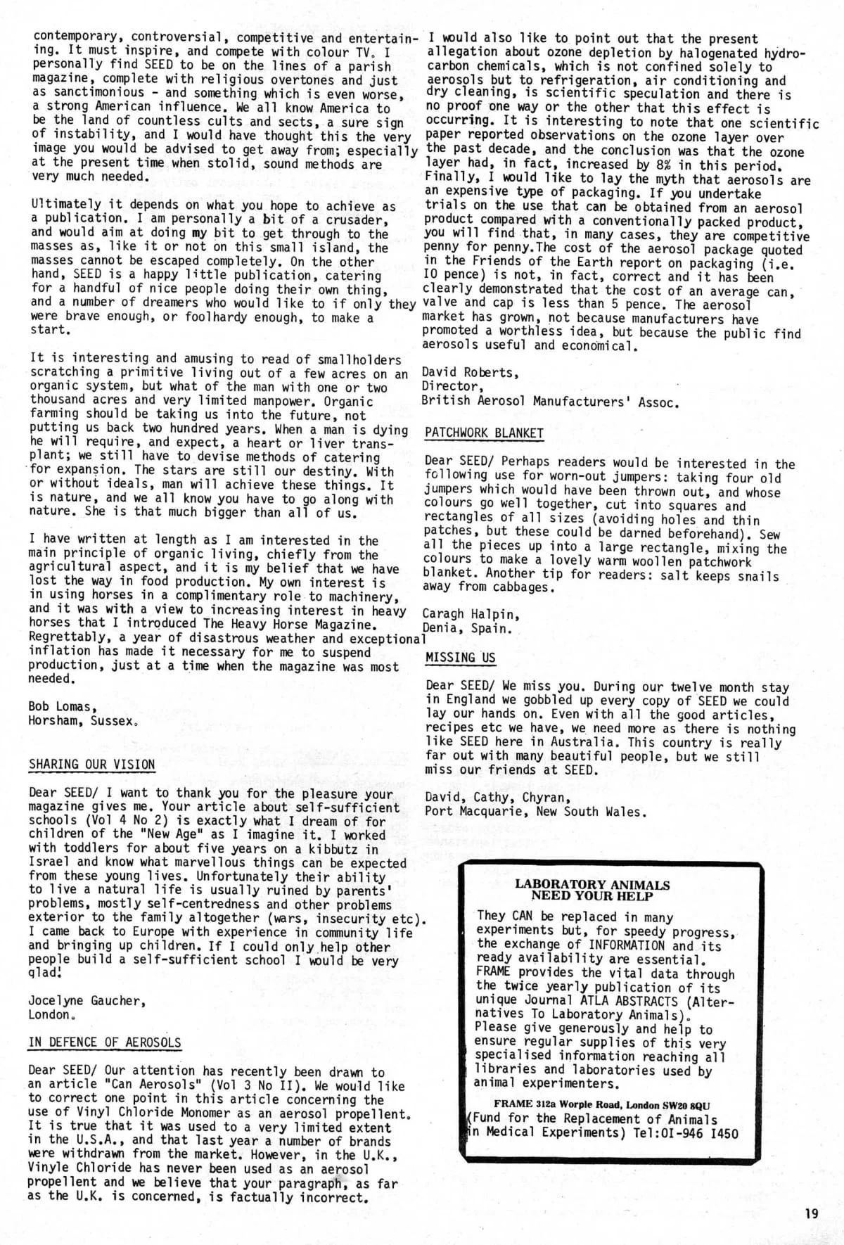 Seed Vol.4 No.3 March 1975 p.19