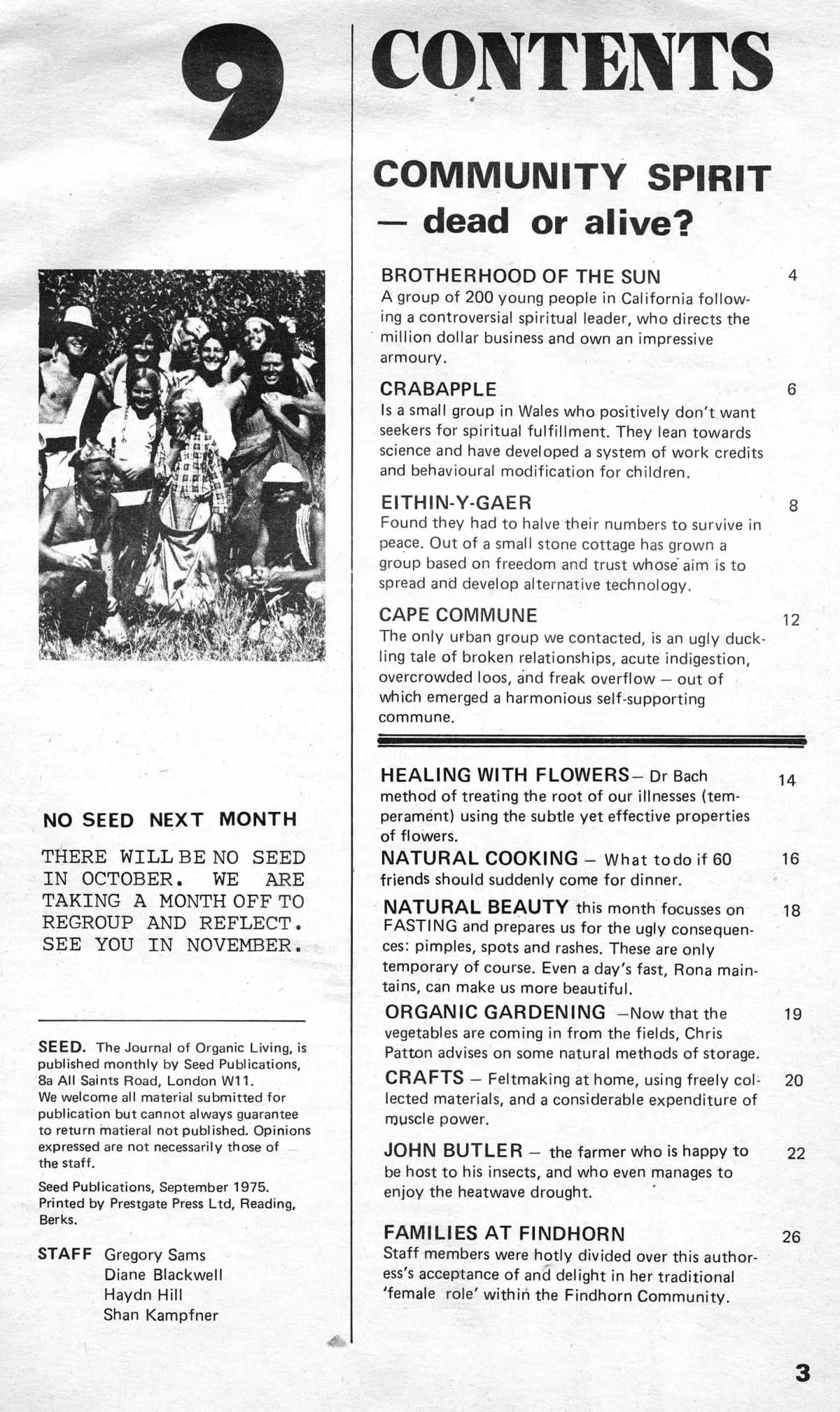 Seed Vol.4 No.9 Sept 1975 p.3