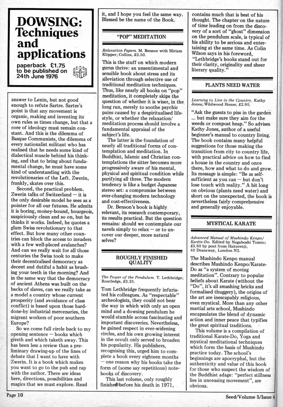 Seed Vol.5 no.4 April 1976 p.10