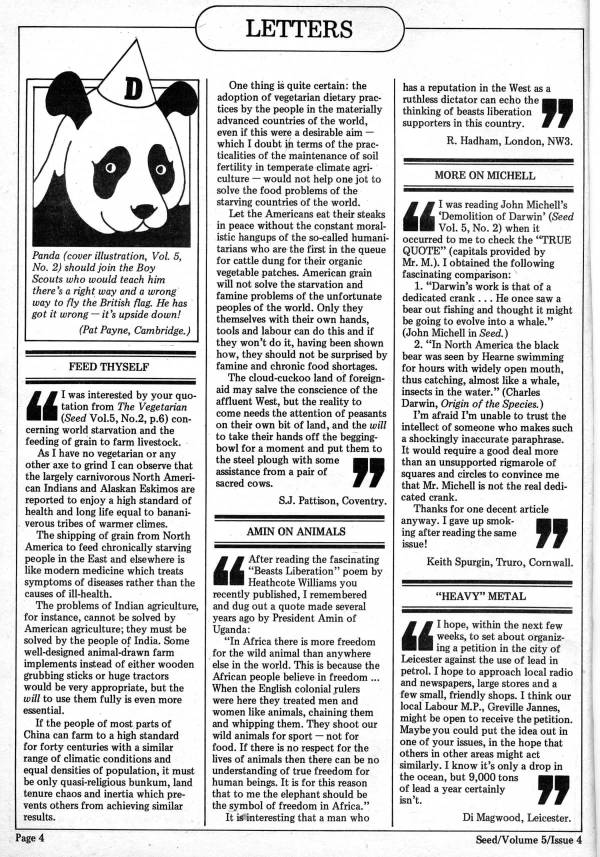 Seed Vol.5 no.4 April 1976 p.4