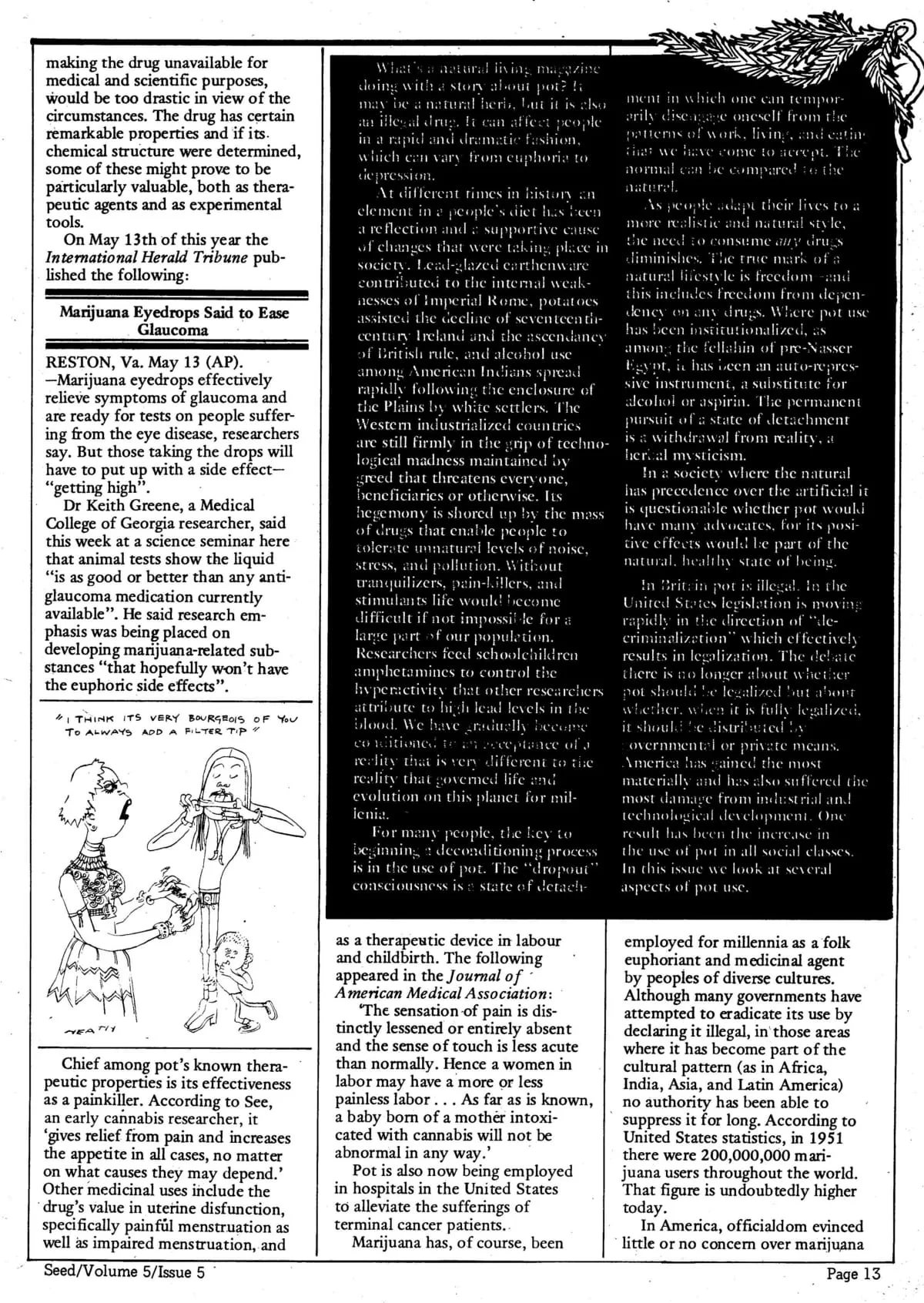 Seed Vol.5 no.5 May 1976 p.13