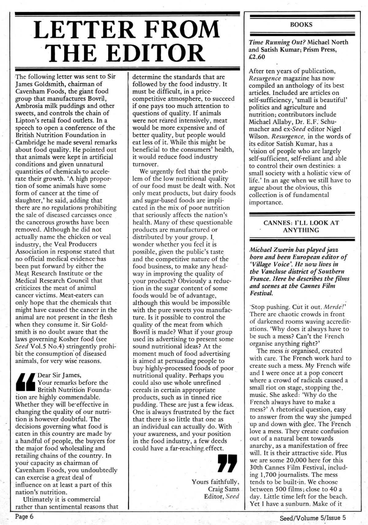 Seed Vol.5 no.5 May 1976 p.6