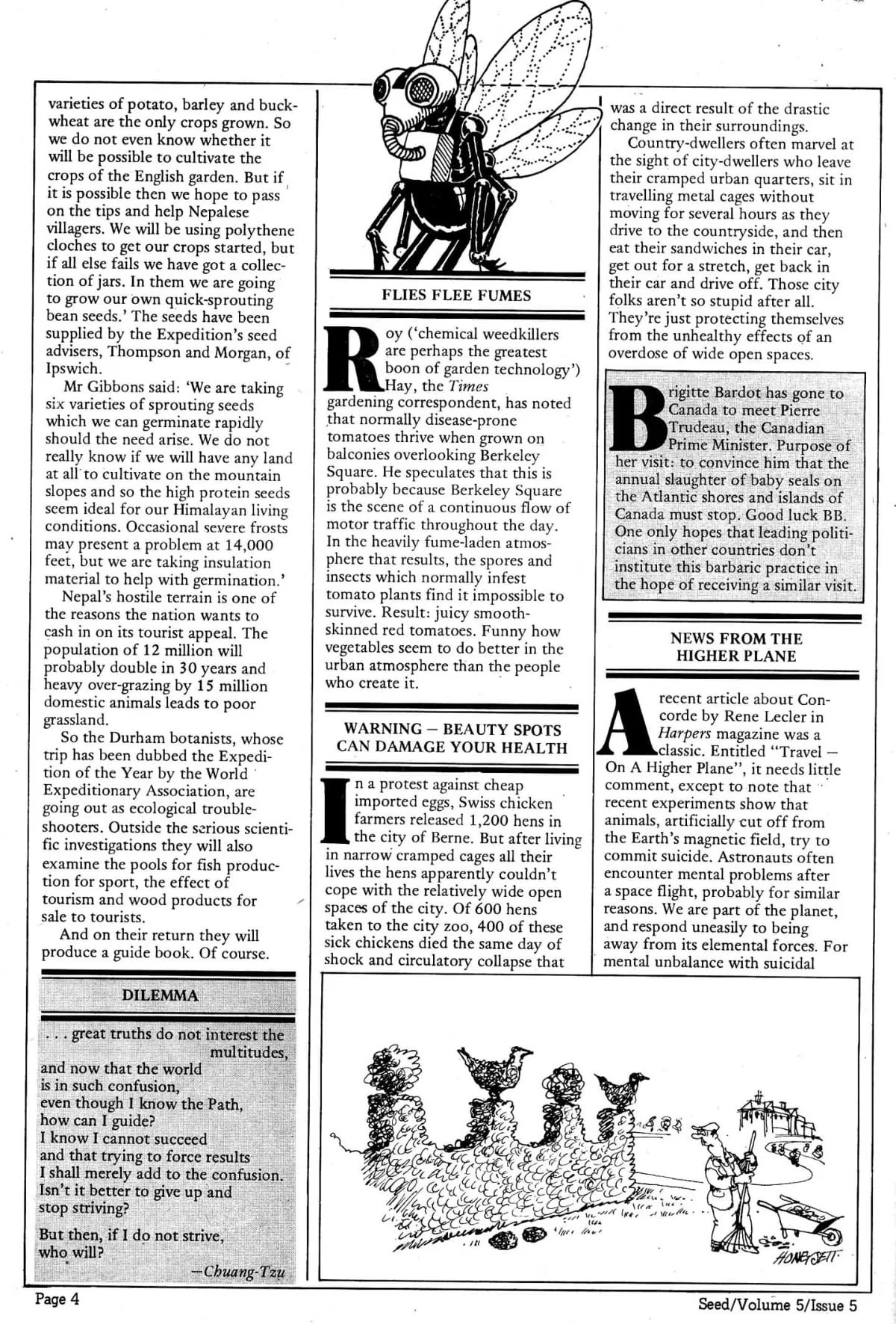 Seed Vol 5 No 5 May 1976 P 4 Craig Sams