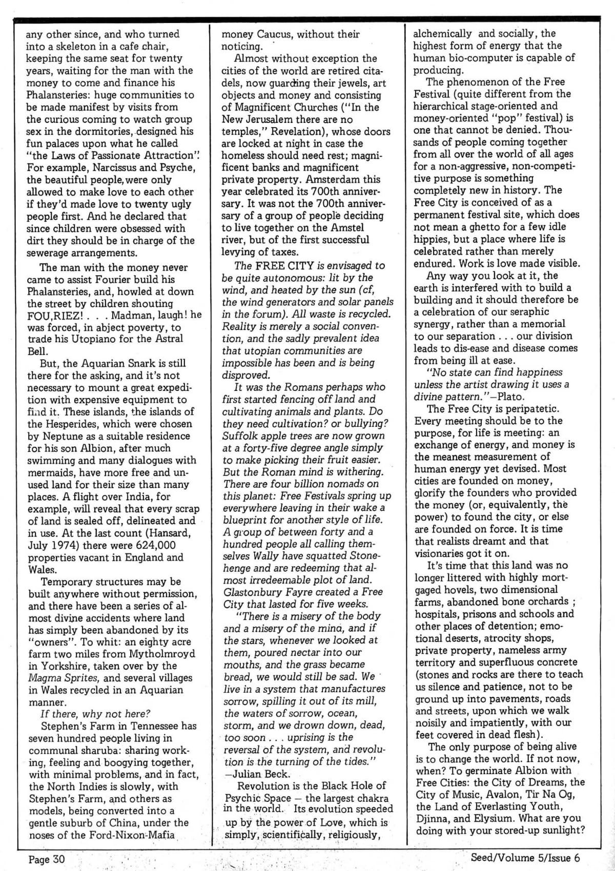 Seed Vol.5 no.6 June 1976 p.30