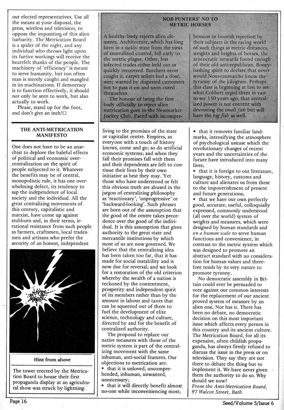 Seed Vol.5 no.6 June 1976 p.16