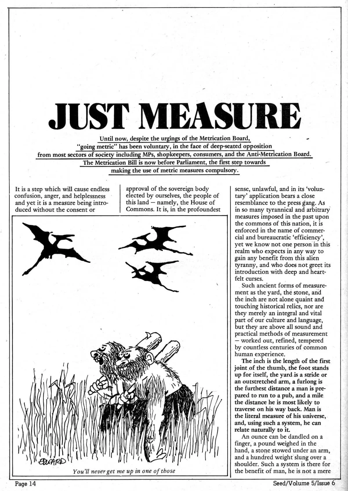 Seed Vol.5 no.6 June 1976 p.14