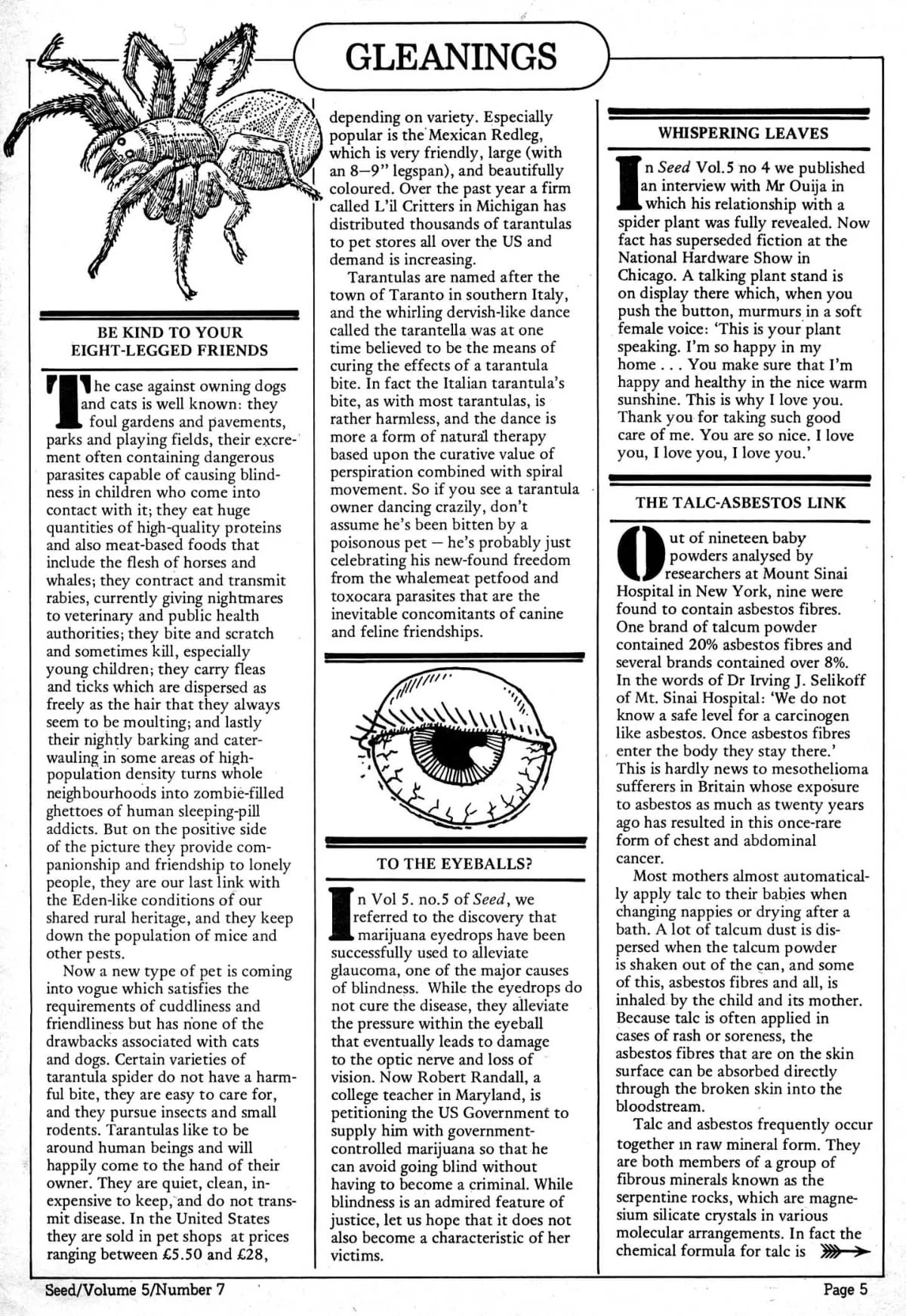 Seed Vol.5 No.7 July 1976 p.5