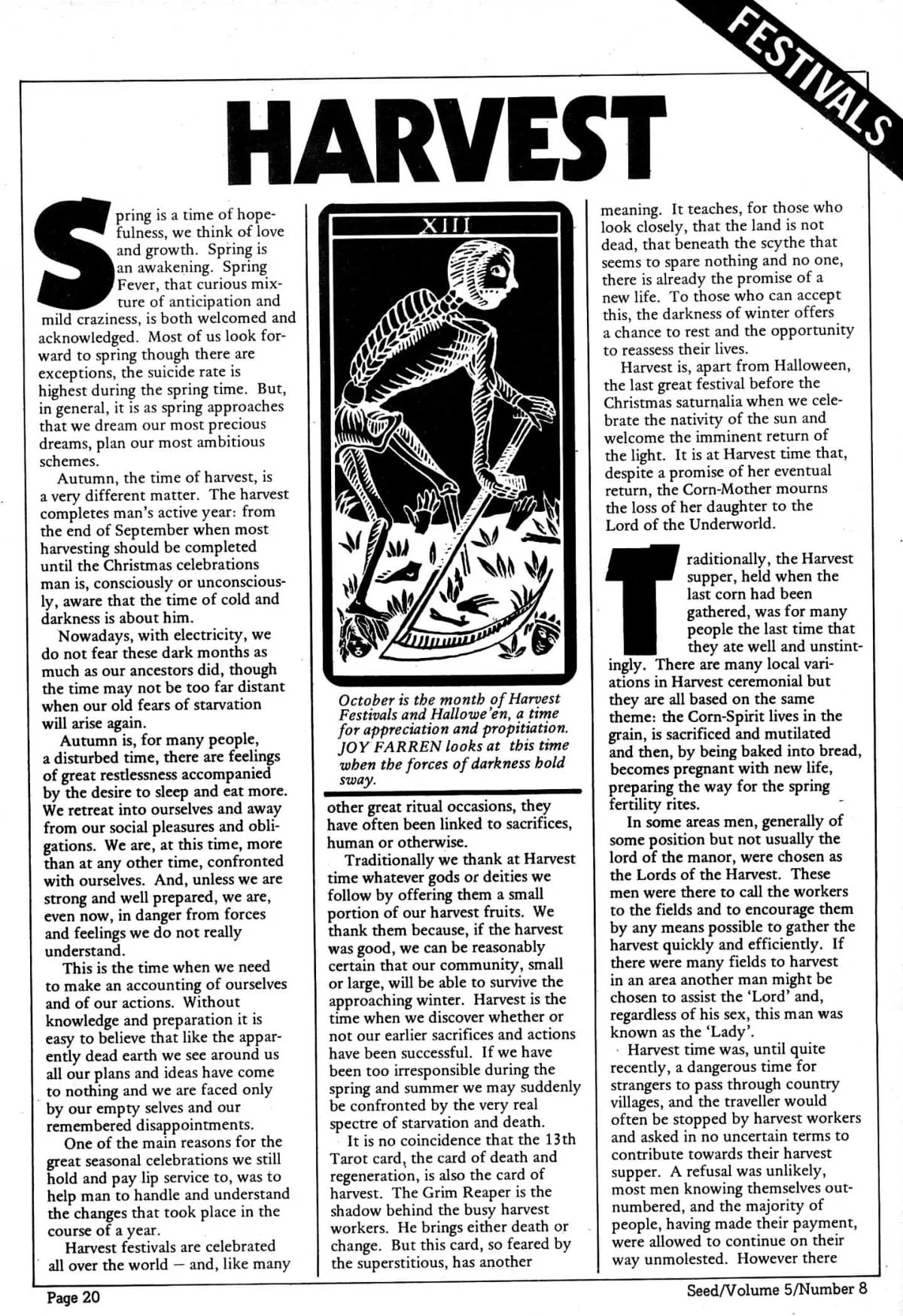 Seed Vol.5 No.8 August 1976 p.22