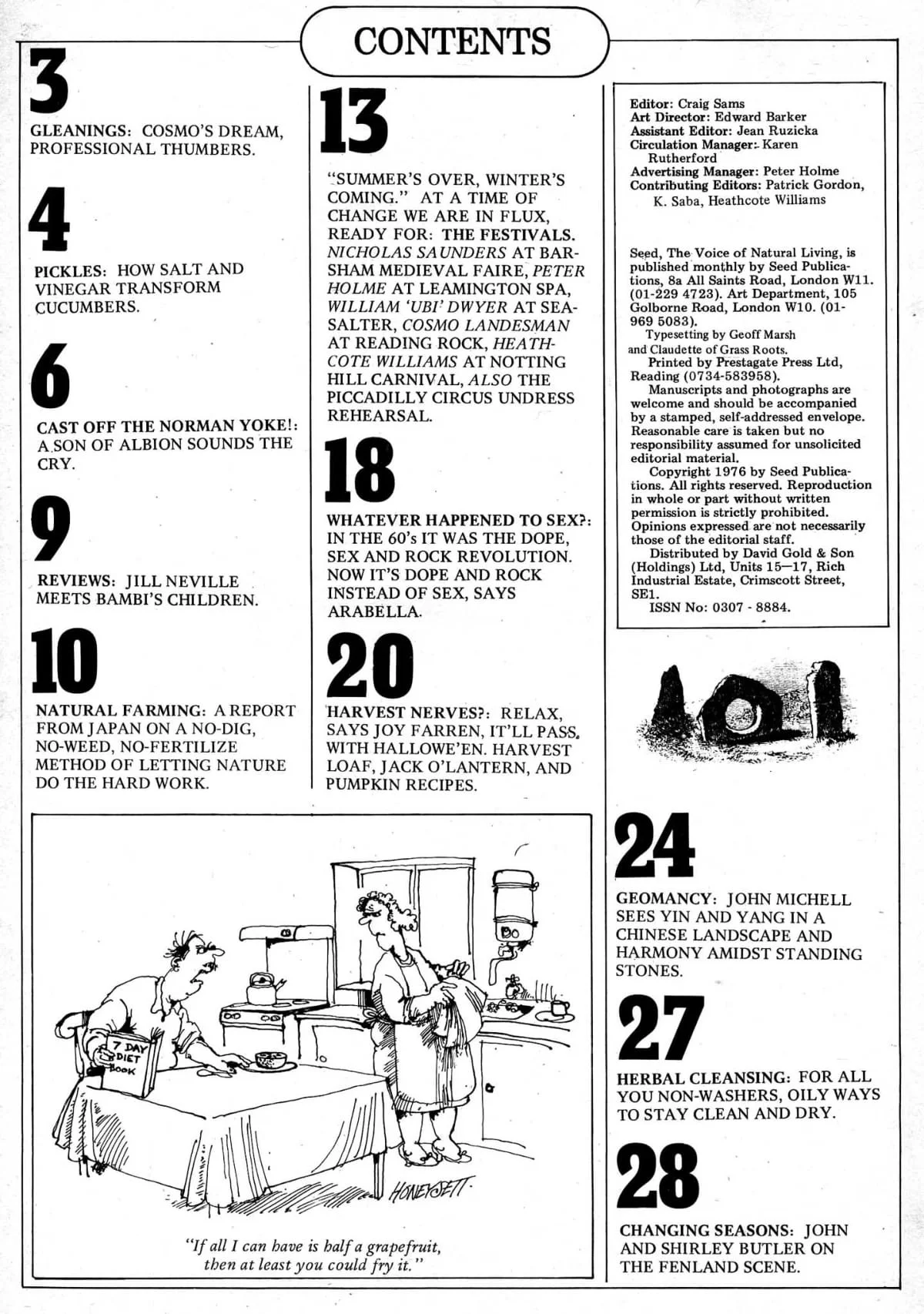 Seed Vol.5 No.8 August 1976 p.3