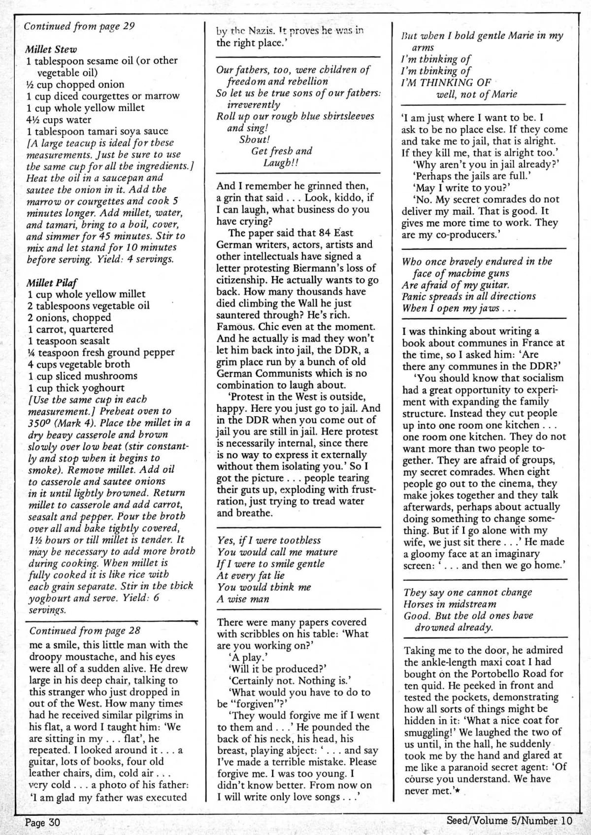 Seed Vol.5 No.10 October 1976 p.32