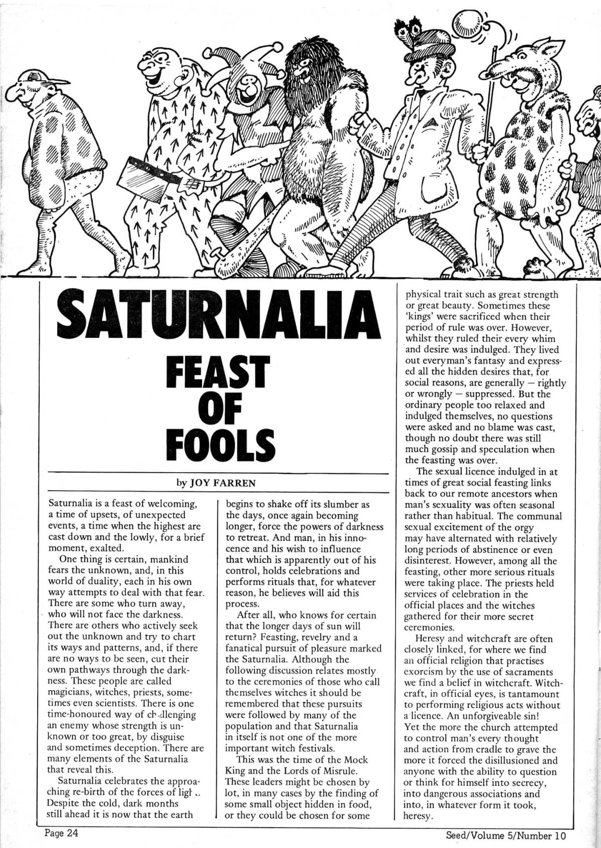 Seed Vol.5 No.10 October 1976 p.26