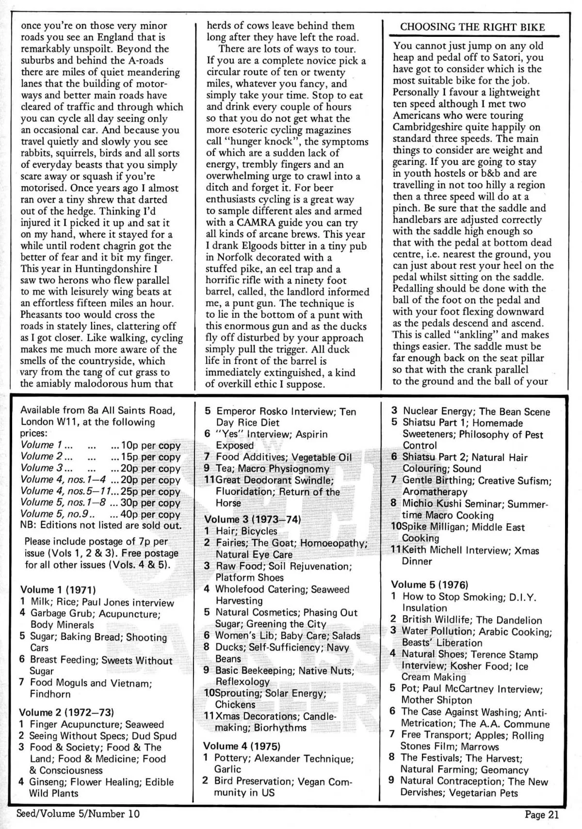Seed Vol.5 No.10 October 1976 p.23