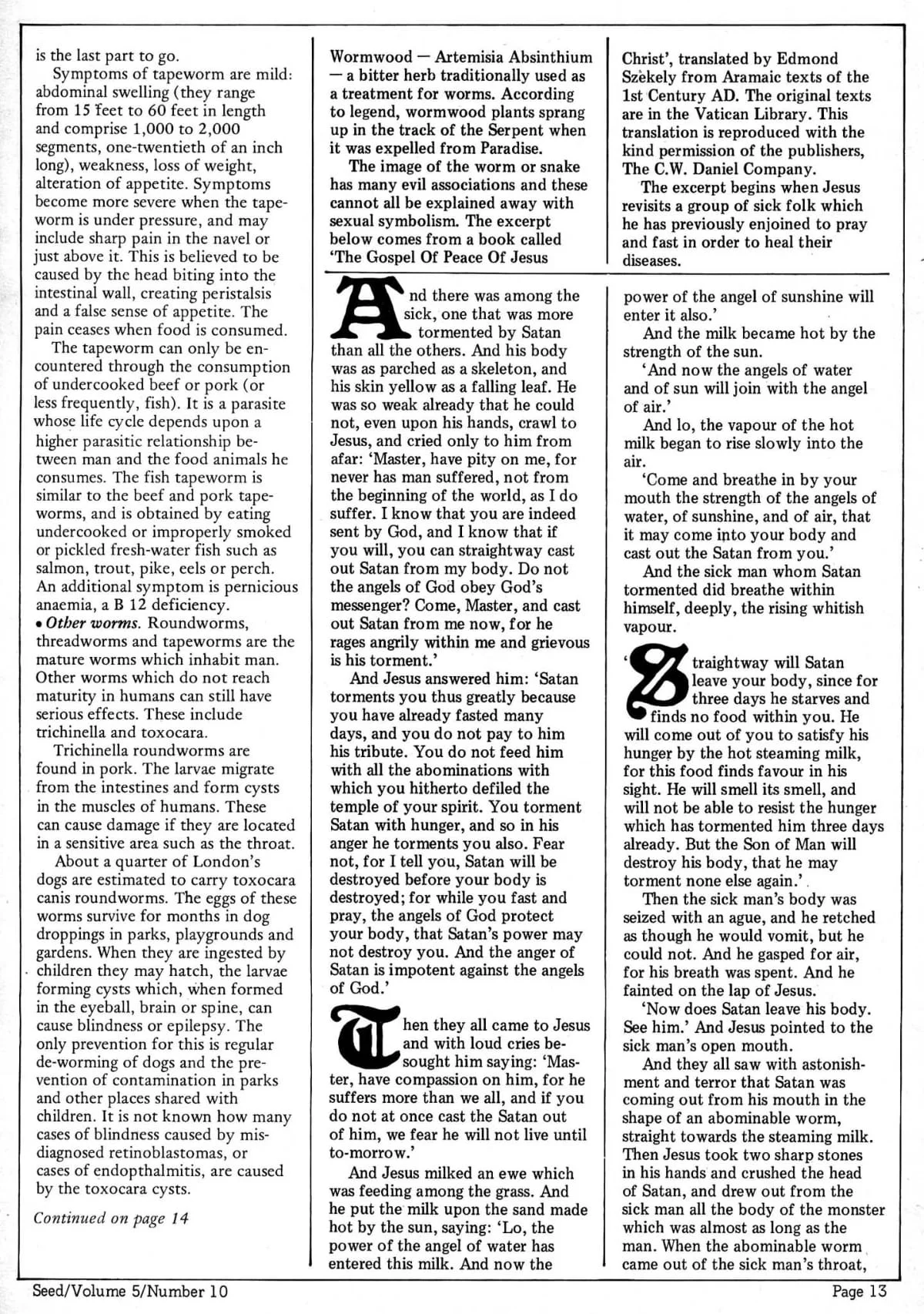 Seed Vol.5 No.10 October 1976 p.15